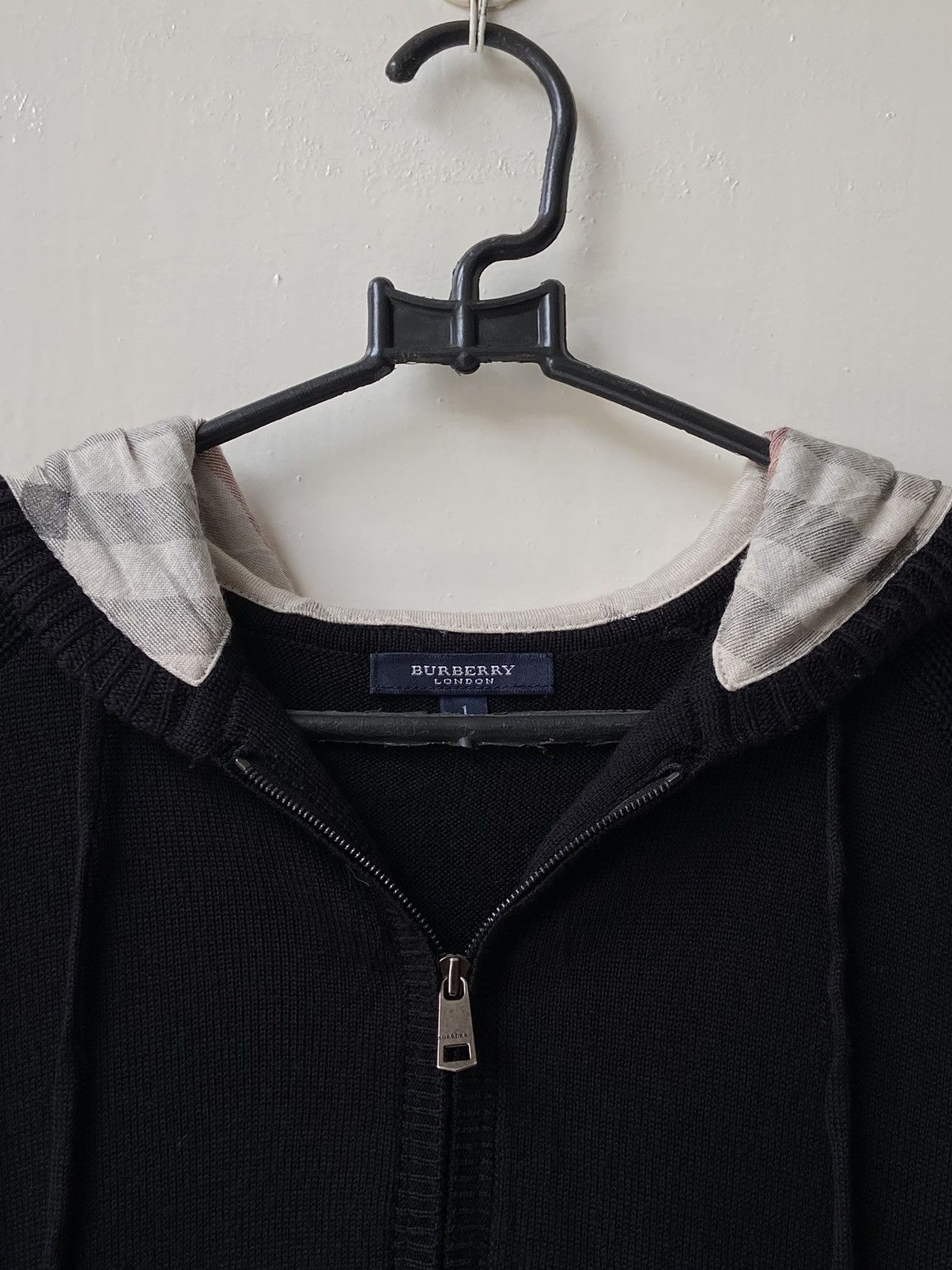 Burberry BURBERRY Black Knit Jacket Size US XS / EU 42 / 0 - 13 Thumbnail