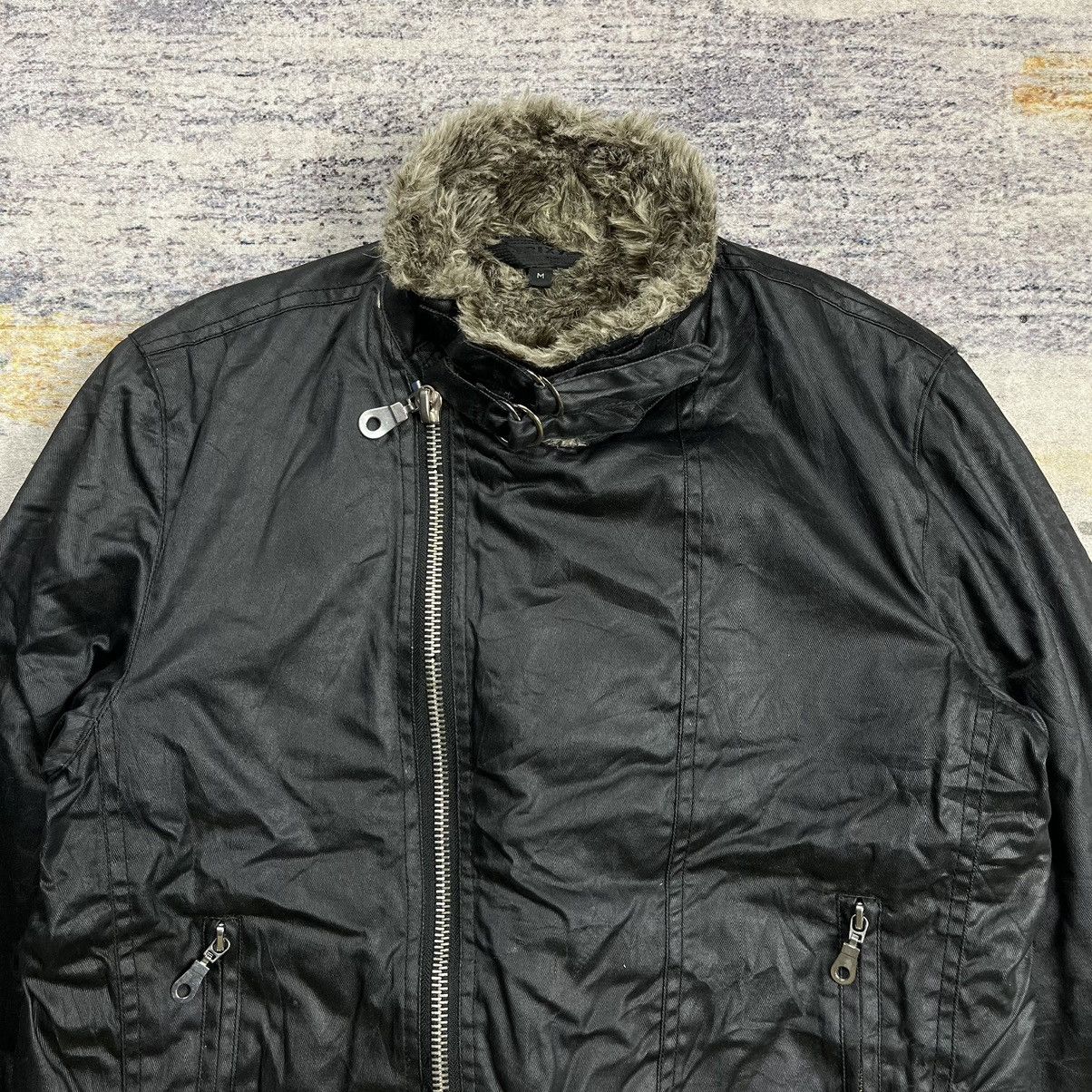Japanese Brand Trixy fur rider bondage coated jacket vkei style Size US M / EU 48-50 / 2 - 4 Thumbnail
