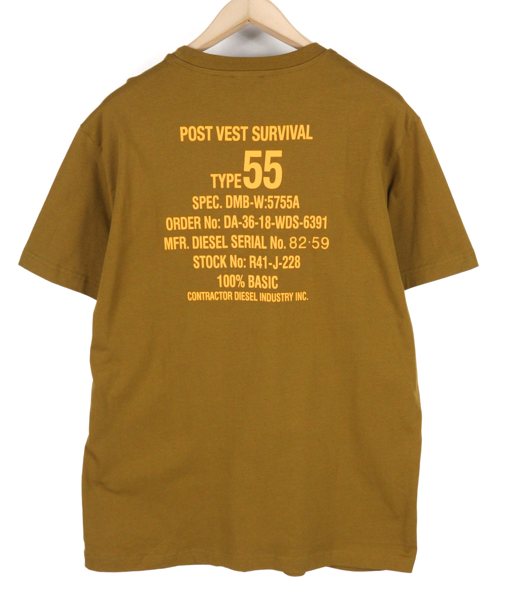 Diesel T-DIEGOR-K51 2XL Crew Neck Tricot Logo T-Shirt 40313 Size US XXL / EU 58 / 5 - 2 Thumbnail