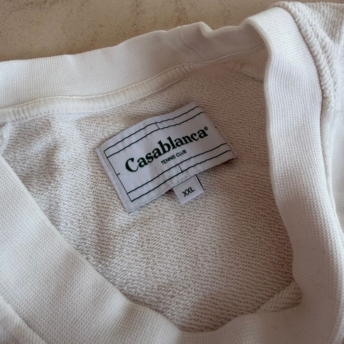 Casablanca Casablanca Paris Tennis Club Sweatshirt White Crewneck XXL Size US XXL / EU 58 / 5 - 2 Thumbnail