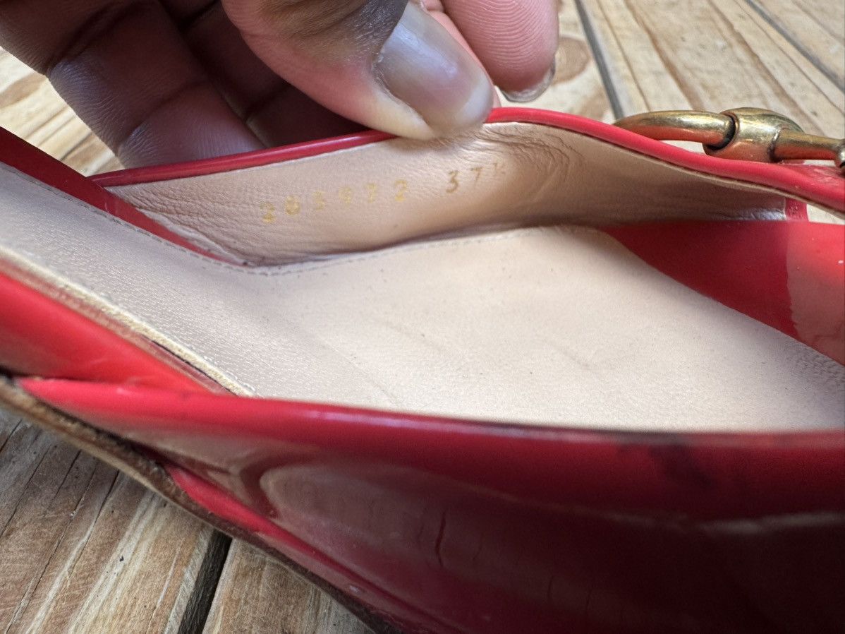 Gucci Gucci Red women’s slip on patent leather heels EUR 37.5 Size US 7.5 / IT 37.5 - 16 Thumbnail