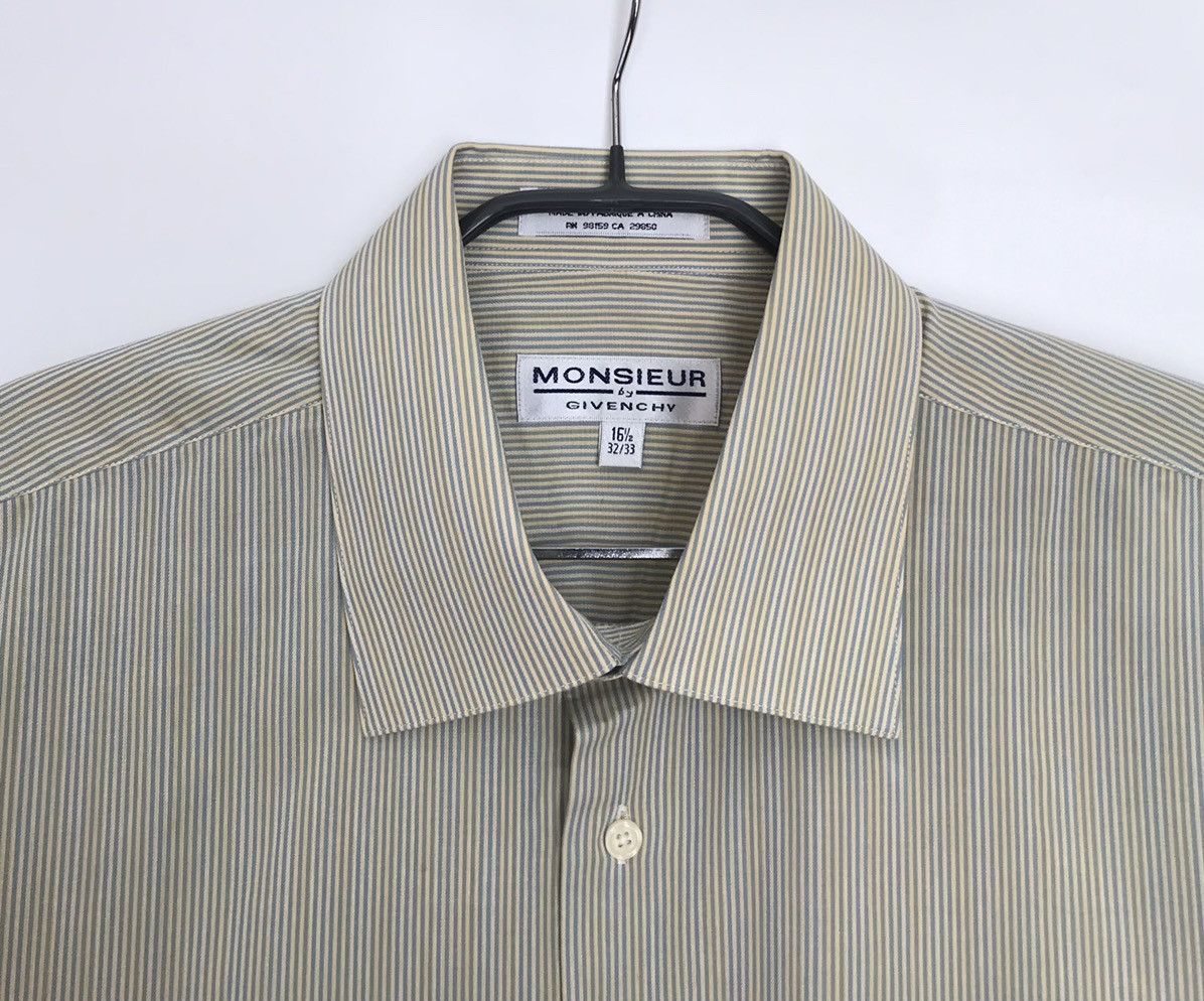 Givenchy Givenchy Vintage 90s Long Sleeve Shirt Mens Sz 16 1/2 Size US XL / EU 56 / 4 - 5 Thumbnail