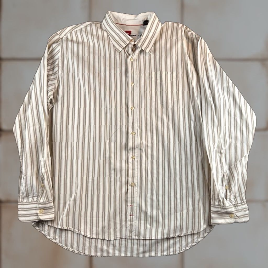 7 For All Mankind 7 For All Mankind Button-Down Shirt Mens XXL Striped Preppy Casual Workwear"] Size US XXL / EU 58 / 5 - 1 Thumbnail