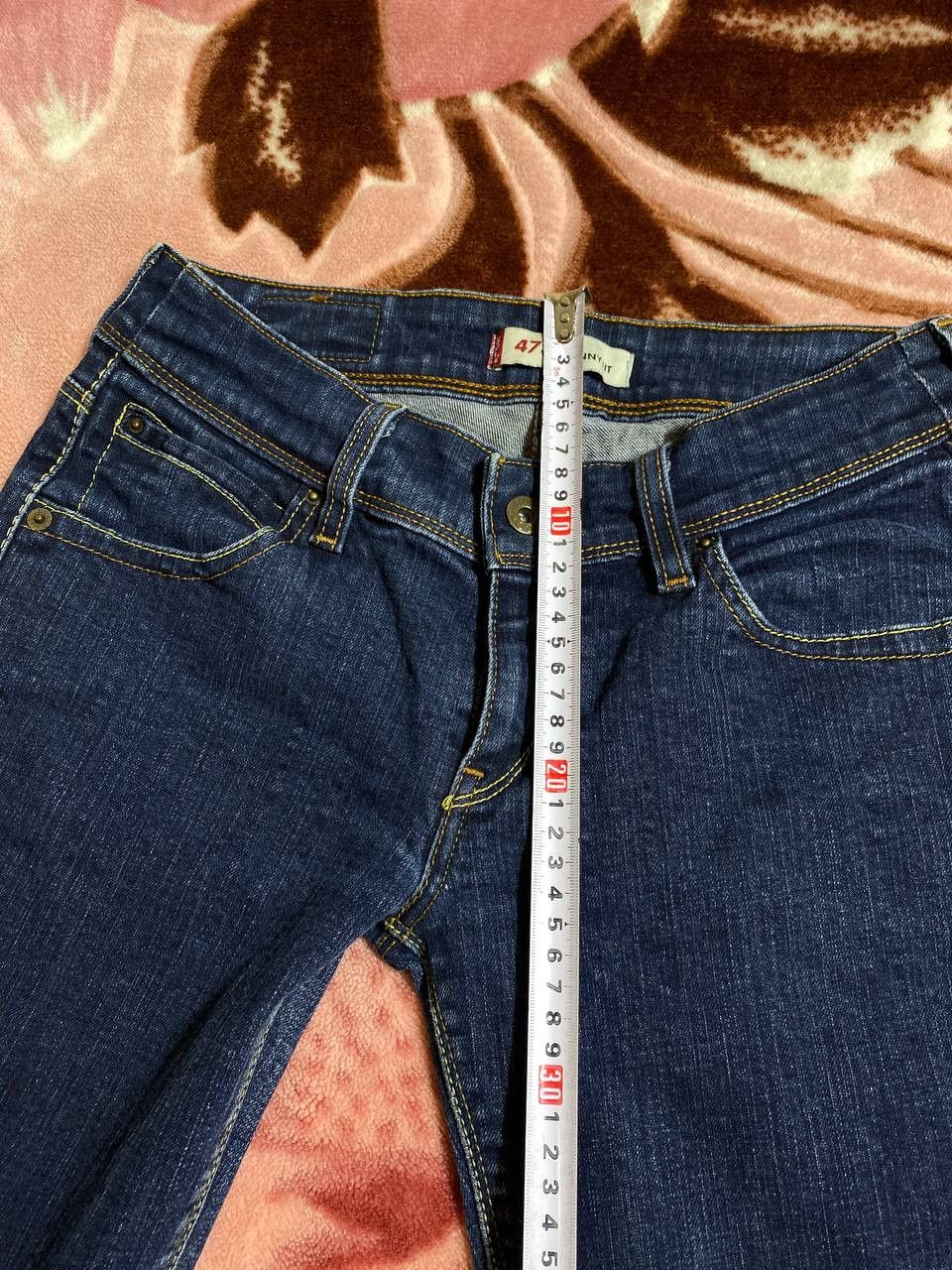 Levi's Levis 473 Dirty Pants Faded Denim Thrashed Y2K Distressed Size US 30 / EU 46 - 12 Thumbnail