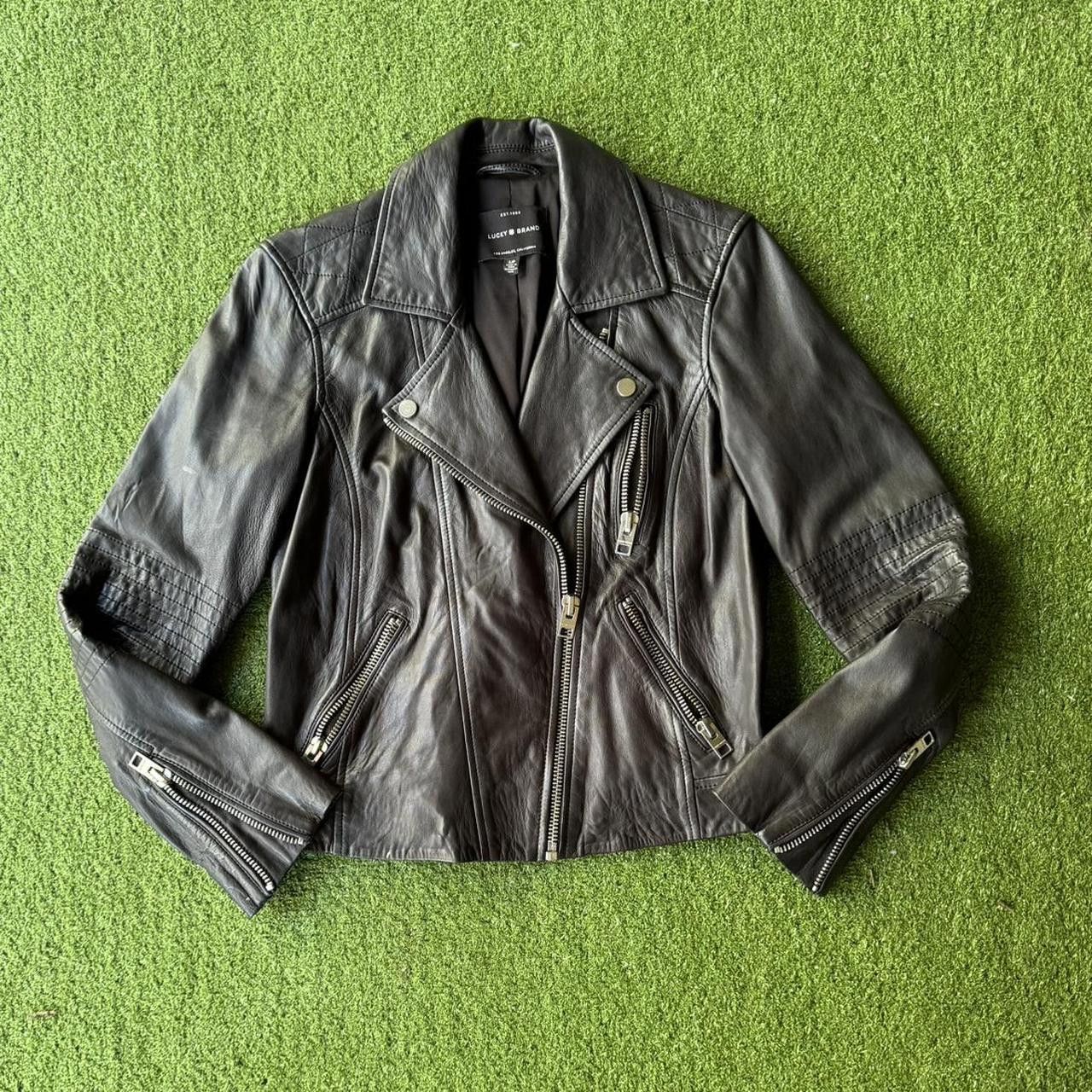 Lucky Brand Lucky Brand Authentic black leather biker jacket #bikerchic Size XS / US 0-2 / IT 36-38 - 1 Preview