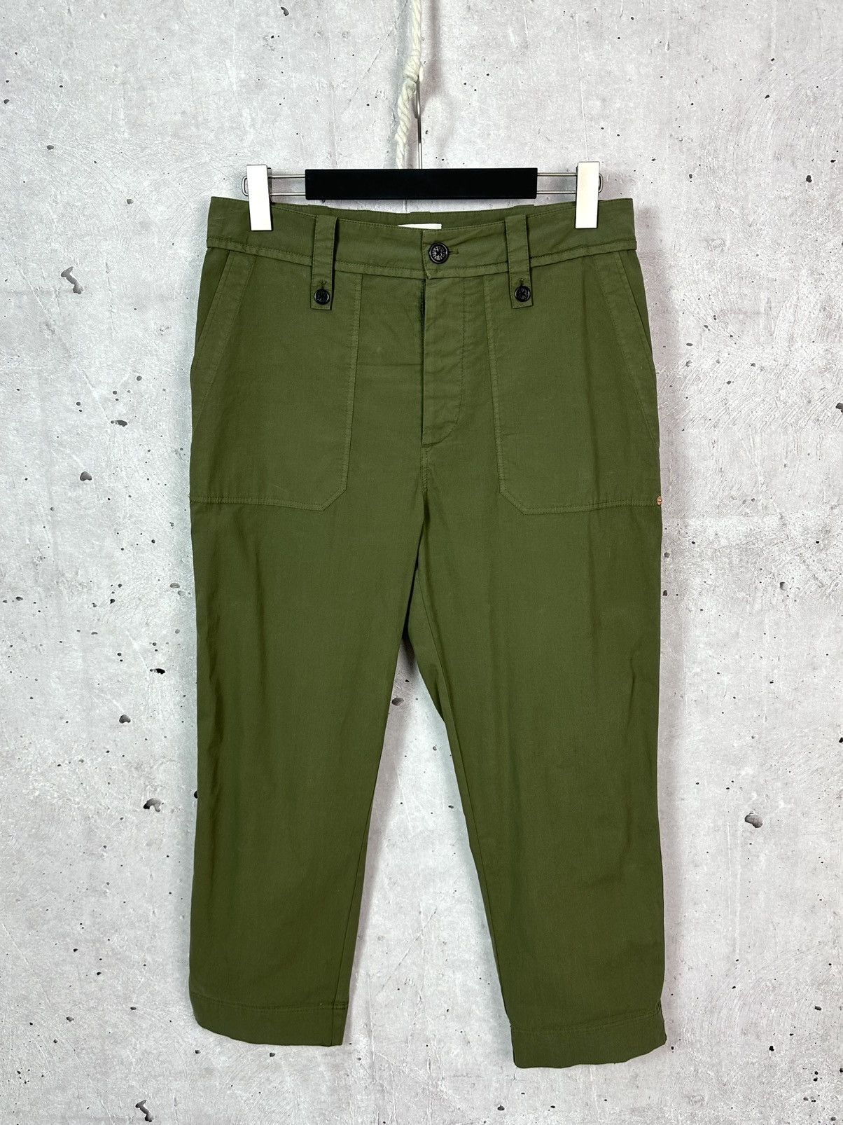 Zadig & Voltaire Vintage Zadig&Voltaire Piar Carpenter Khaki Women’s Pants Size 27" / US 4 / IT 40 - 1 Thumbnail