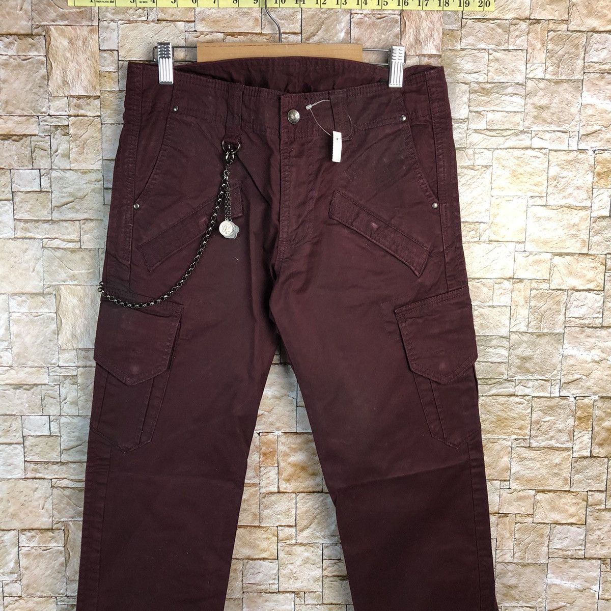 semanticdesign Semantic Design Dark Purple Cargo Multipocket Pants #A119 Size US 30 / EU 46 - 2 Thumbnail