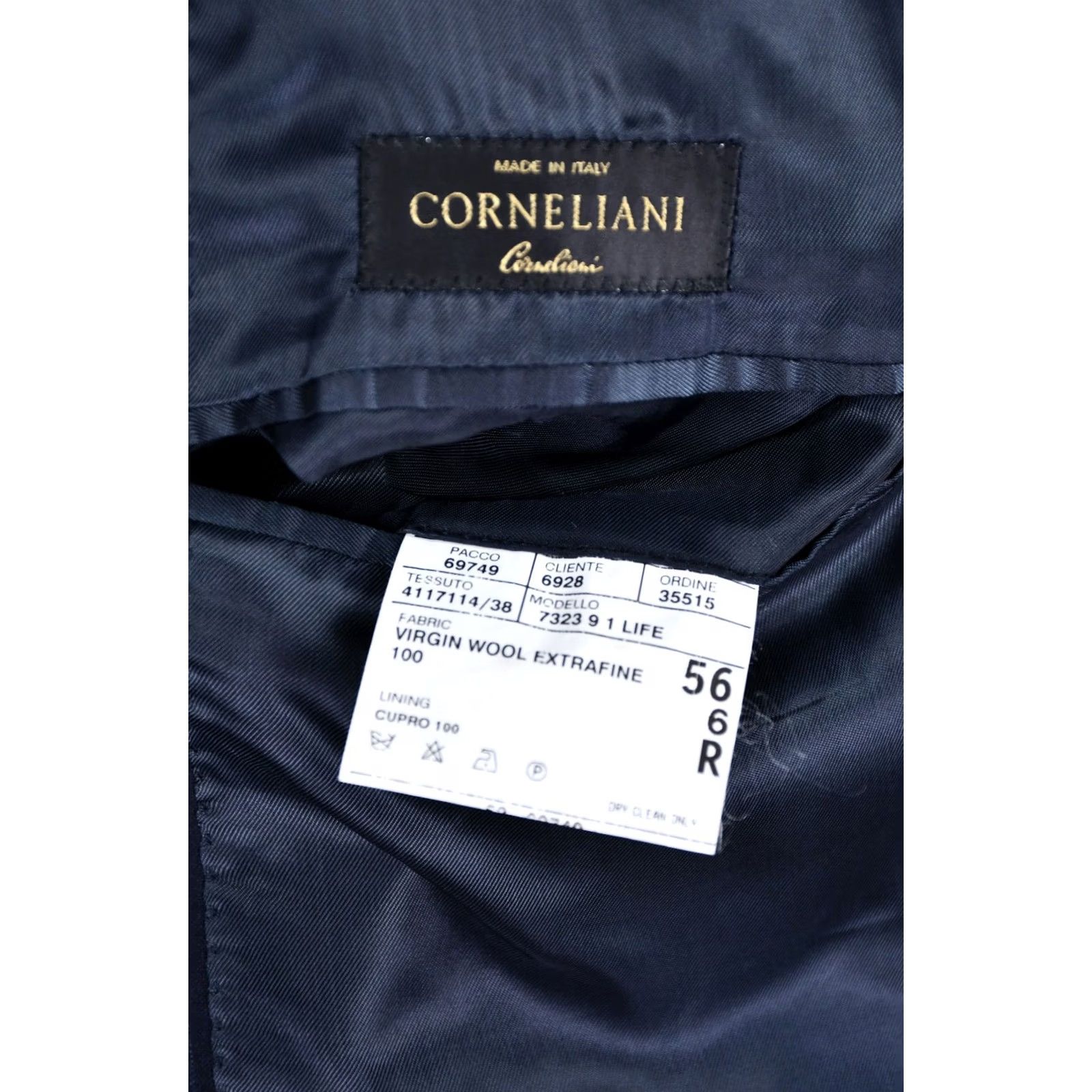 Corneliani Corneliani Blazer Striped Wool Men US 46 Size 46 100% Wool Brown Jacket/Blazer Style 100% Gen Size 46R - 3 Thumbnail