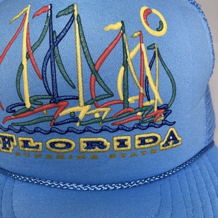 Vintage Vintage Florida Sunshine State Trucker Snap Back Cap Size ONE SIZE - 3 Thumbnail
