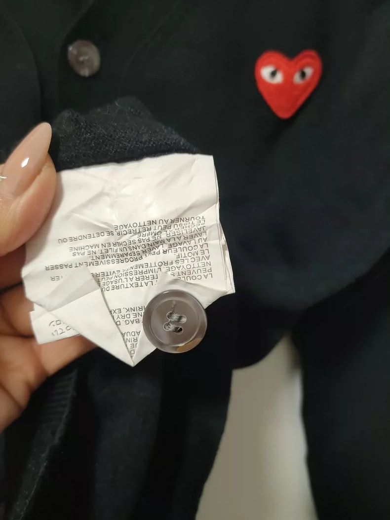 Comme des Garcons Comme Des Garcons Classic black wool cardigan 2505-Nextarro Size US L / EU 52-54 / 3 - 5 Thumbnail