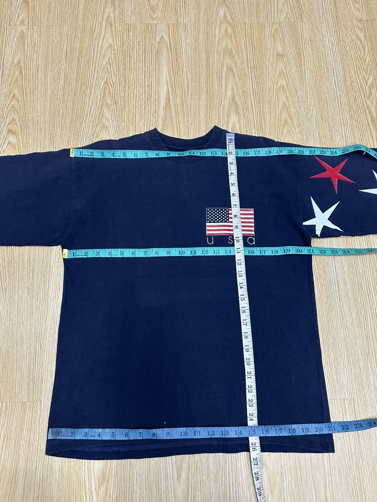 Vintage Vintage USA America Flag Single Stitch Shirt A459 Size US M / EU 48-50 / 2 - 8 Thumbnail