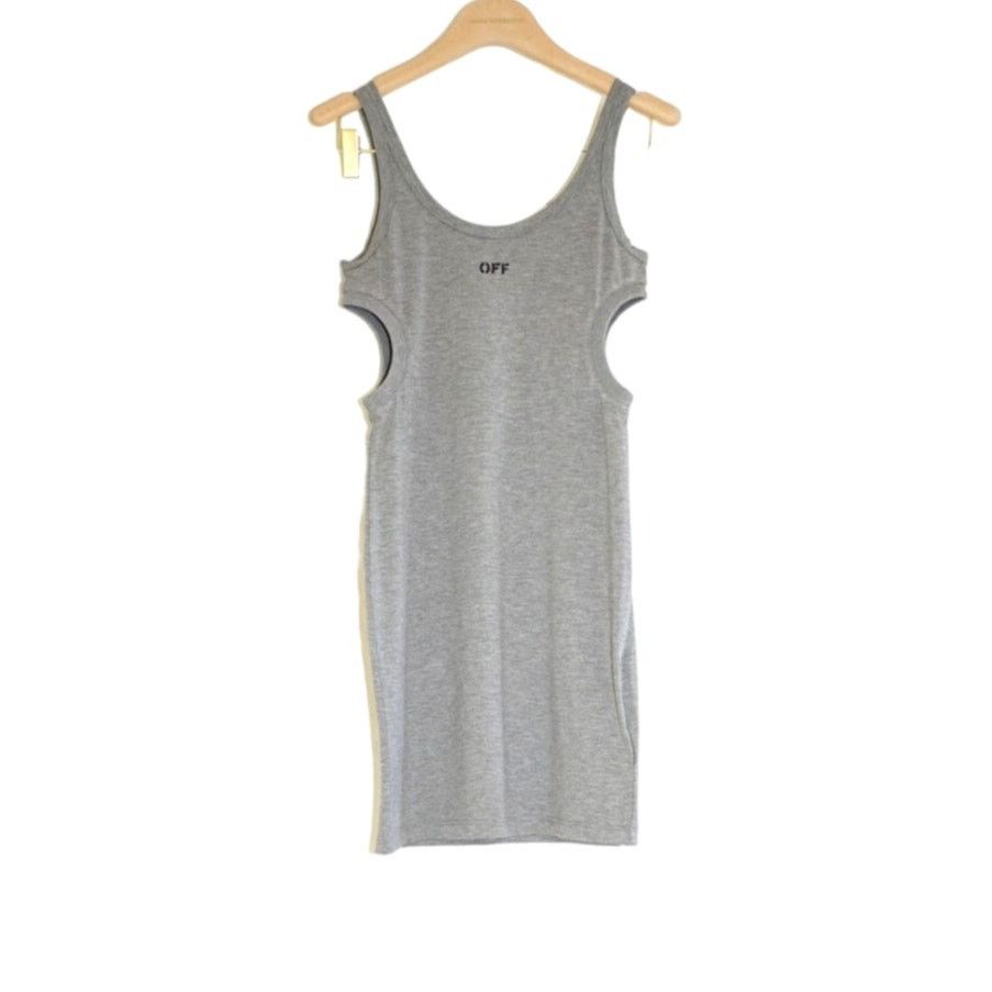Off-White Off-White c/o Virgil Abloh - "OFF" Mini Dress Gray / IT 40 Size S / US 4 / IT 40 - 1 Thumbnail