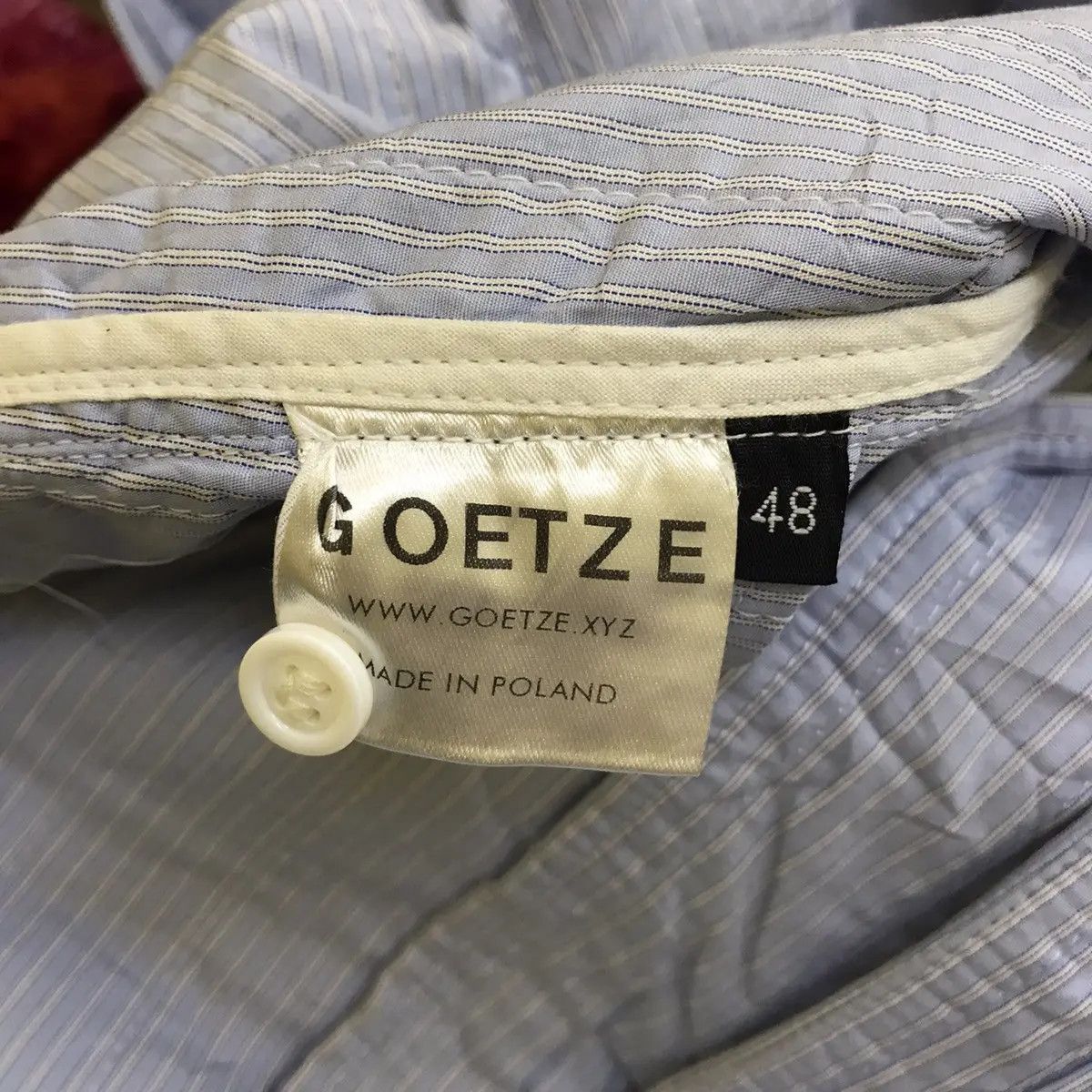 Vintage Vintage GOETZE XYZ Made In Poland Puffer Button Up Jacket Size US L / EU 52-54 / 3 - 5 Thumbnail