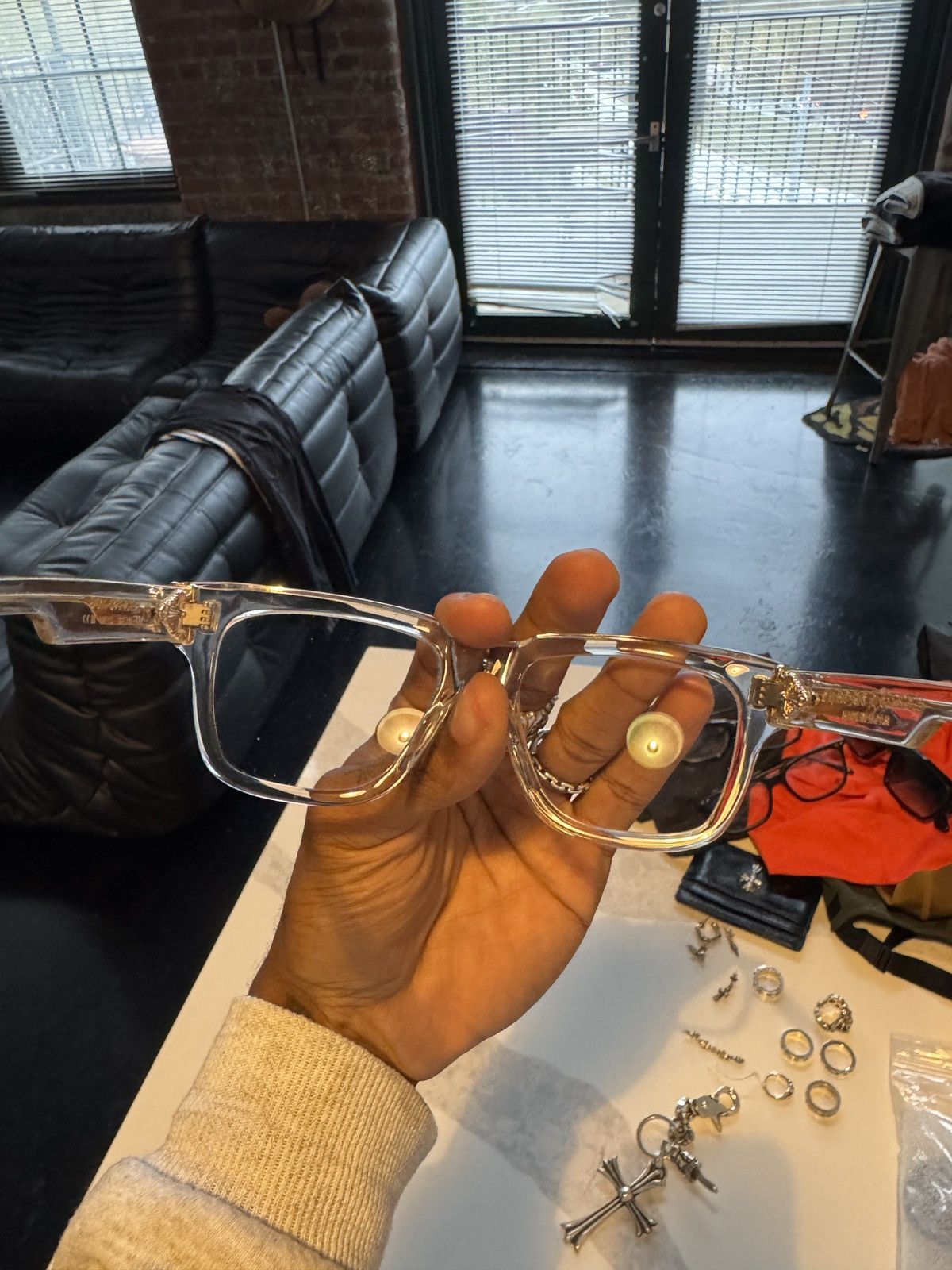 Chrome Hearts Chrome Hearts BOX-OFFICERS Frames Size ONE SIZE - 4 Thumbnail