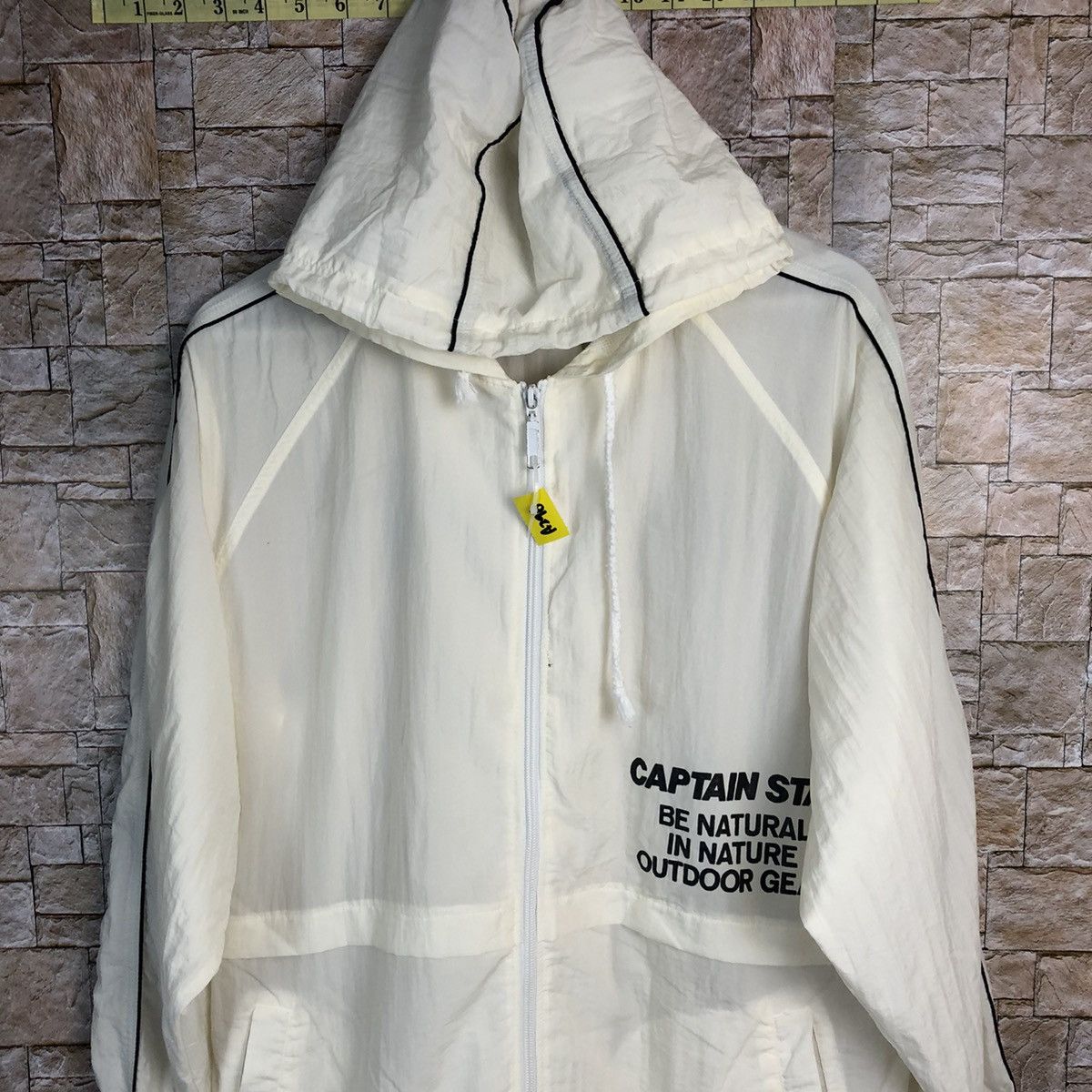 Japanese Brand × Sports Specialties Captain Stag White Hoodie windbreaker outdoor gear #A296 Size US L / EU 52-54 / 3 - 5 Thumbnail