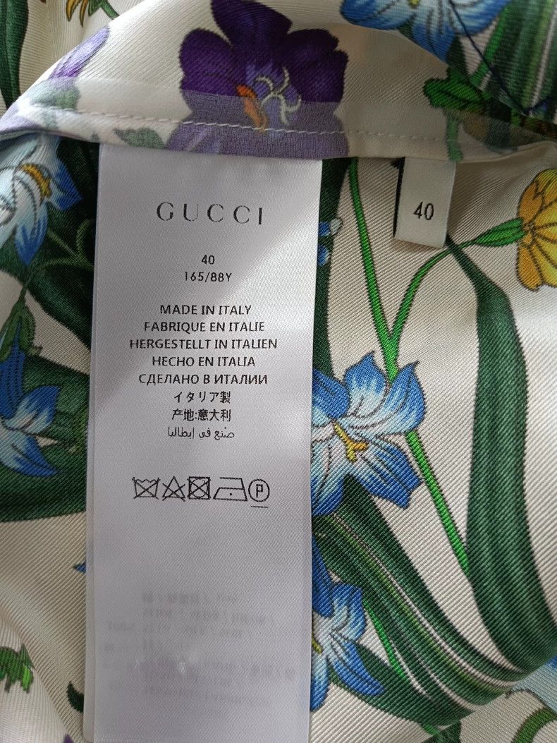 Gucci Gucci Floral pattern silk casual jacket 2504-Nextarrow Size S / US 4 / IT 40 - 4 Thumbnail