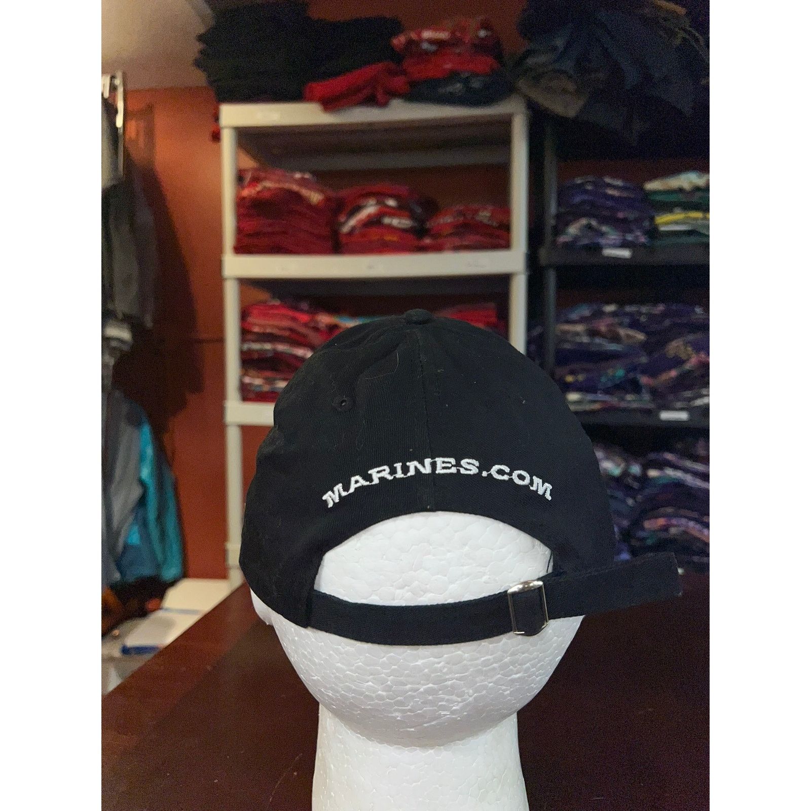 Vintage Marines Hat The Few The Proud Black Cap Headwear Size ONE SIZE - 4 Thumbnail