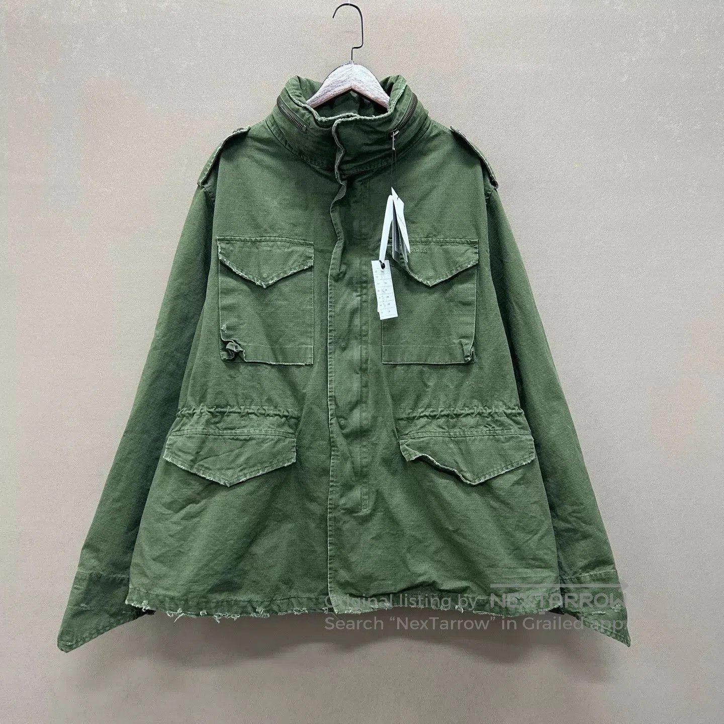Balenciaga Green Utility Jacket with Multiple Pockets. Size US L / EU 52-54 / 3 - 1 Thumbnail