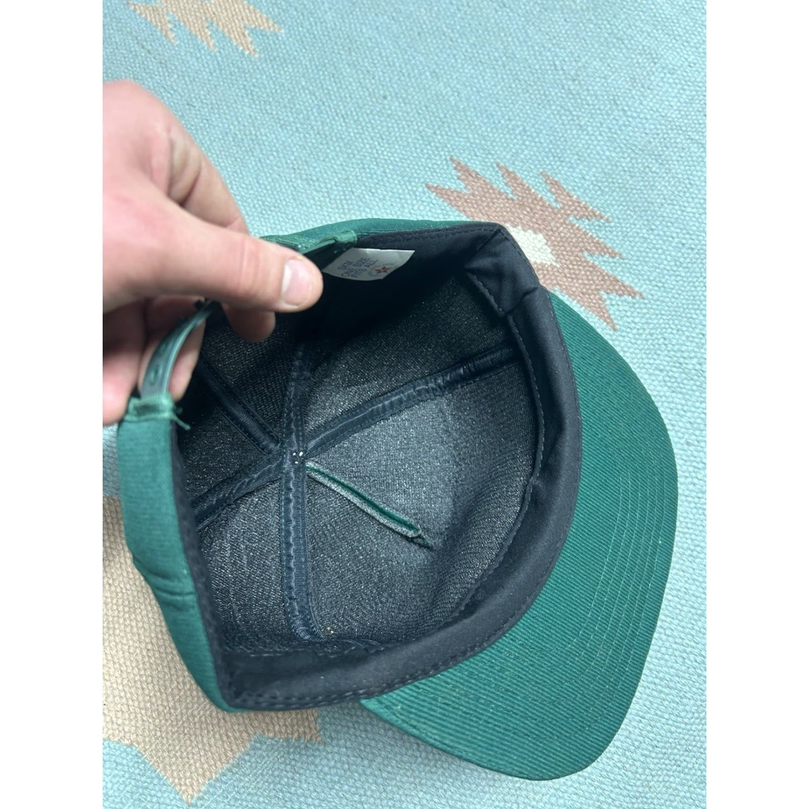 Vintage VINTAGE Ittner bean & grain Michigan farm forest green USA Snapback Hat Cap Adults Men Adjustable Green USA Theme 80s Size ONE SIZE - 6 Thumbnail