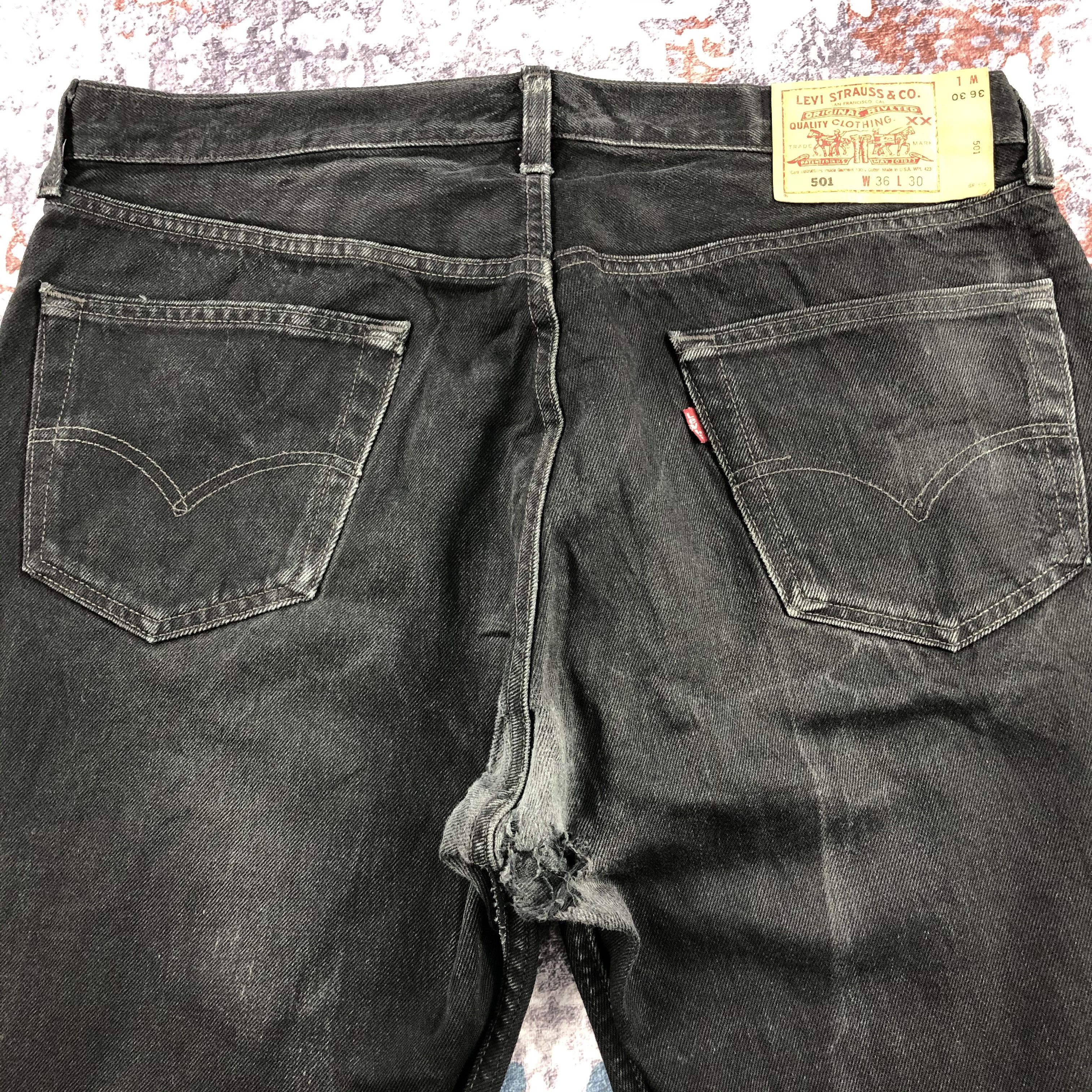 Levi's × Vintage Vintage 90s Levis 501 Earth Tone Jeans-JM2106 Size US 36 / EU 52 - 5 Thumbnail