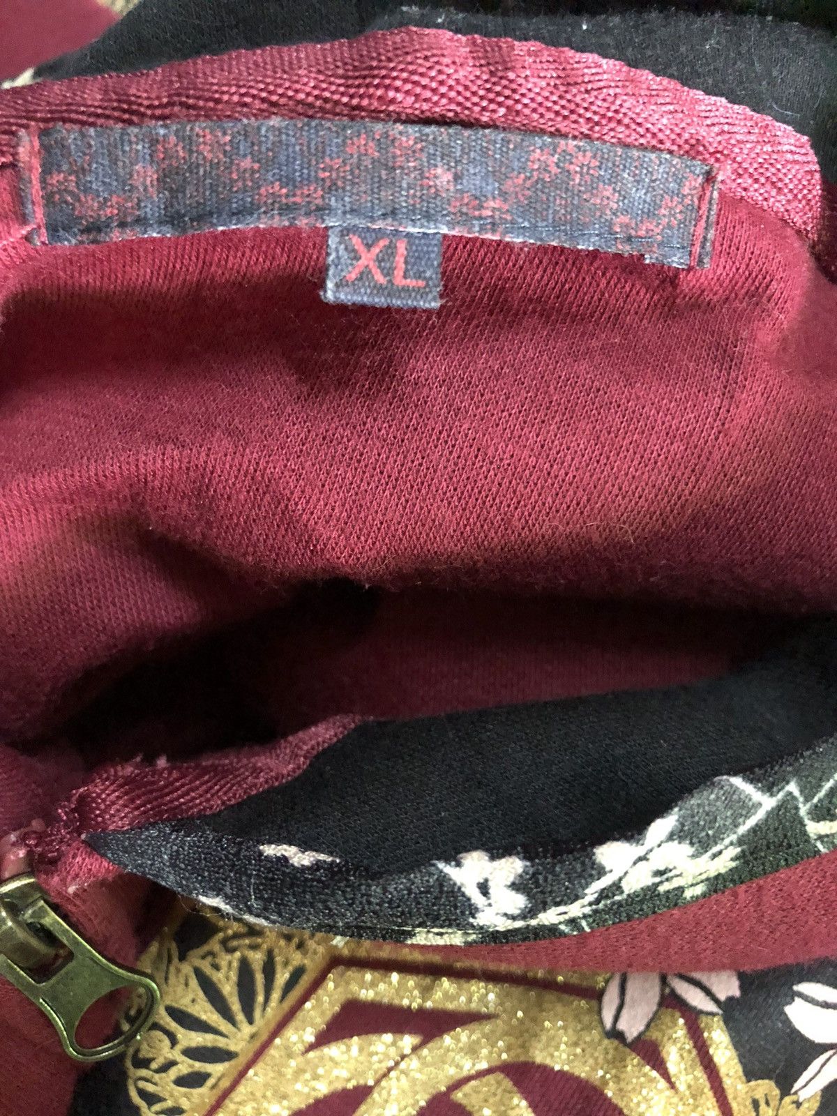 Japanese Brand Karakuri Tamashi Dragon Print Short Sleeve Hoodie Size US M / EU 48-50 / 2 - 3 Thumbnail