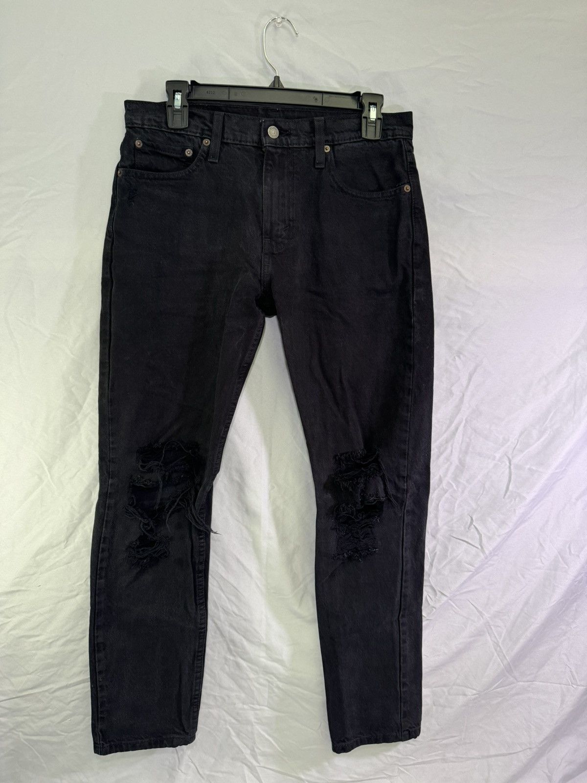 Levi's Black rip Levi jeans Size US 30 / EU 46 - 1 Thumbnail