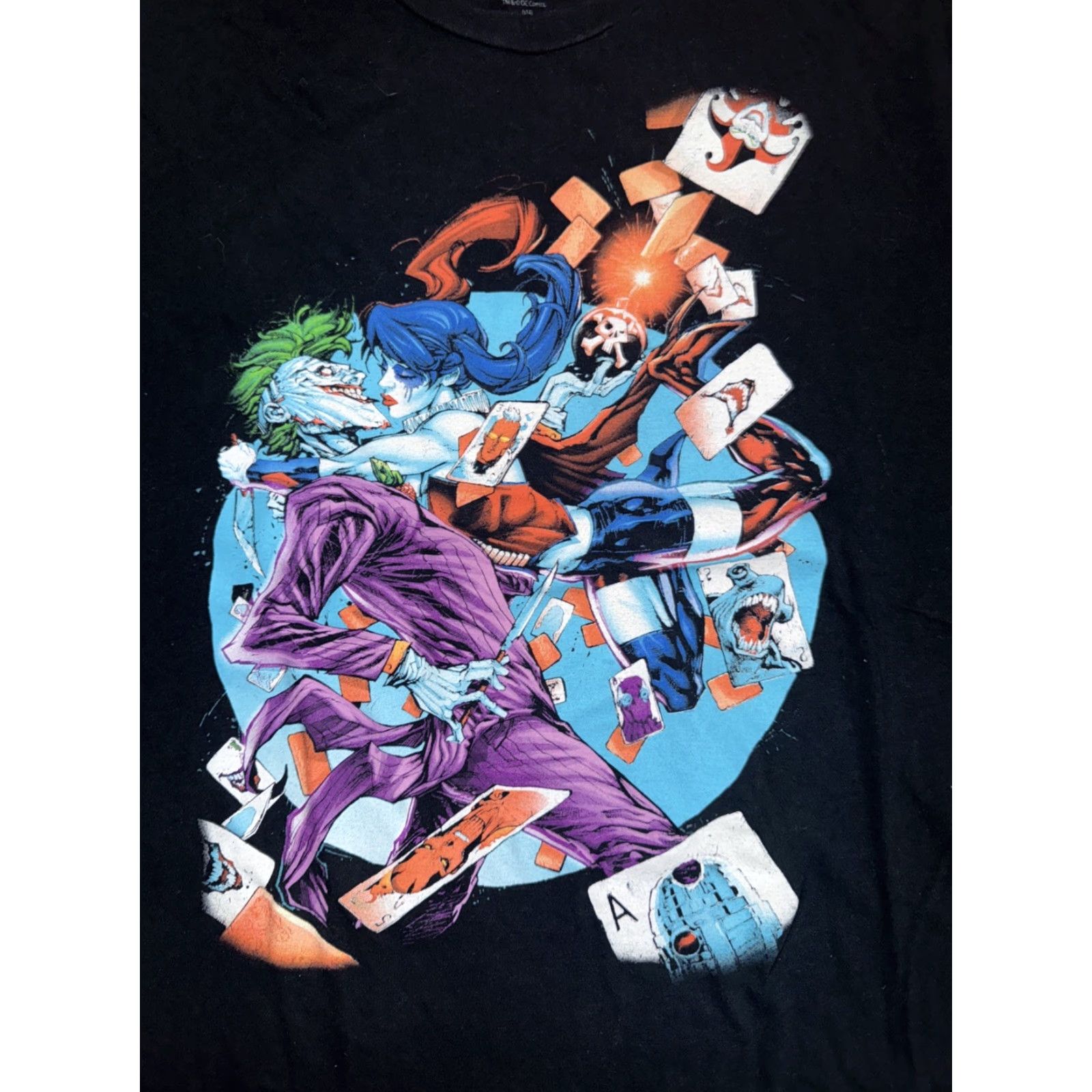 DC Comics DC Comics Joker & Harley Quinn Graphic T-Shirt Men’s XL Black | Shirt | Adult XL | Black | Batman | Comics | Graphic Print | Crew Neck | Short Sleeve Size US XL / EU 56 / 4 - 2 Thumbnail
