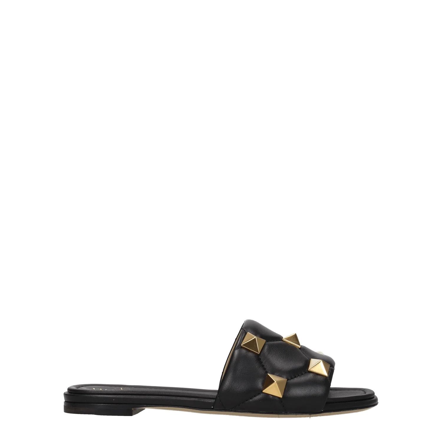 Valentino ob1o1e1224 Leather Slippers in Black Size US 6.5 / IT 36.5 - 1 Thumbnail