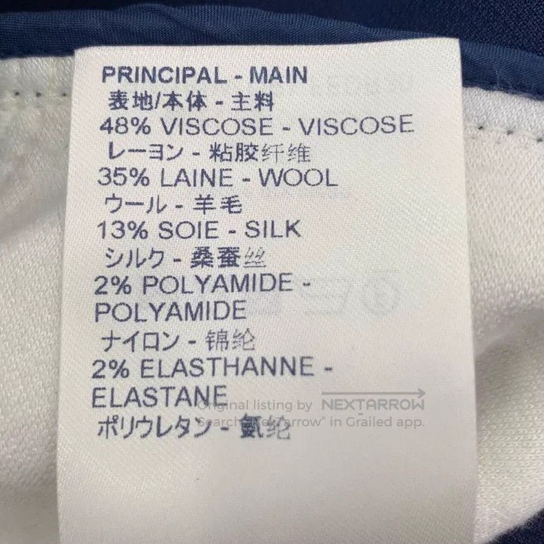 Other Louis Vuitton Logo buttoned blue and white color-block woo Size XS / US 0-2 / IT 36-38 - 8 Thumbnail