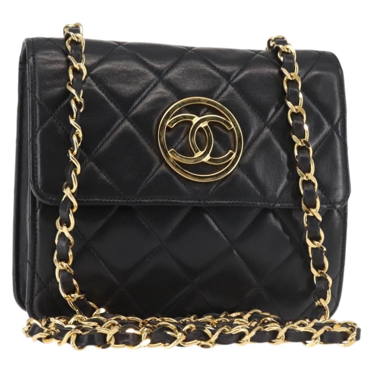Chanel Chanel Vintage Square Flap Shoulder Bag Quilted Patent Size ONE SIZE - 1 Thumbnail