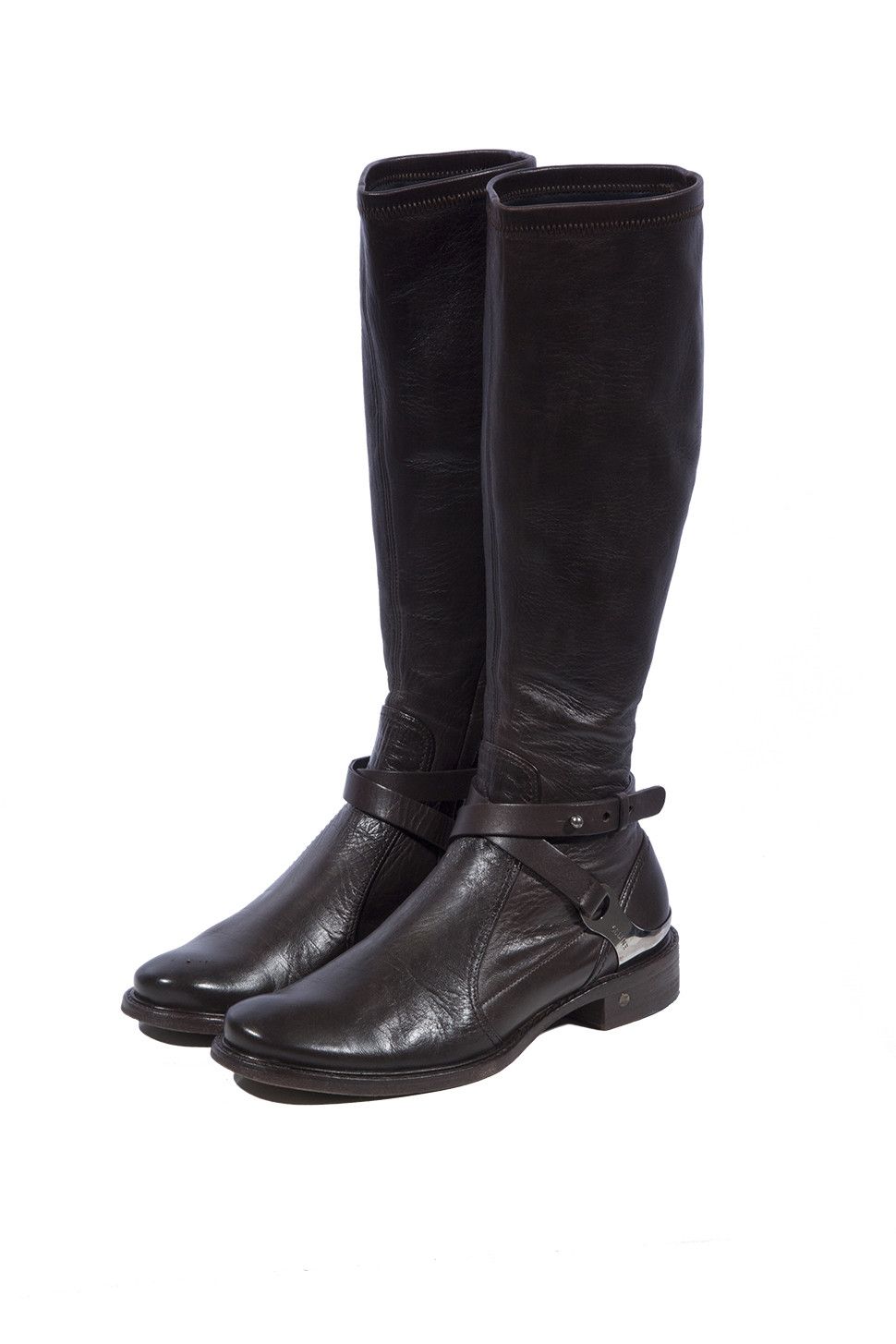 Celine CELINE KNEE-HIGH LEATHER COWBOY BOOTS SIZE 37 Size US 7 / IT 37 - 1 Thumbnail