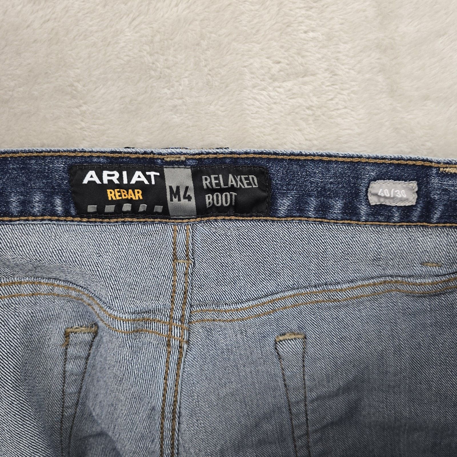 Ariat Ariat Rebar M4 Jeans 40x32 (Fits 41x29) Relaxed Boot Cut Size US 40 / EU 56 - 4 Thumbnail