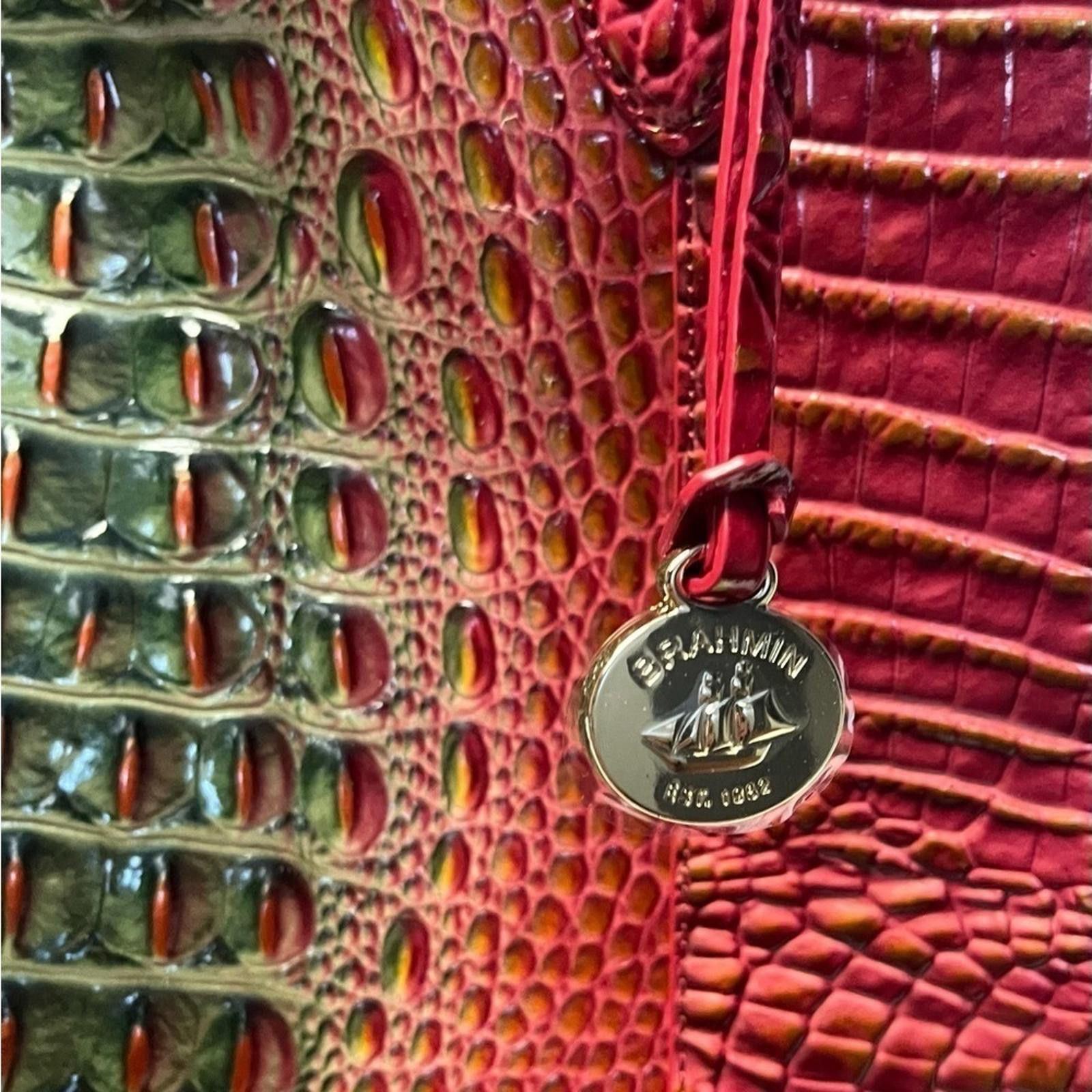BRAHMIN Brahmin Abagail Garland Ombre Melbourne Tote Bag Size ONE SIZE - 4 Thumbnail