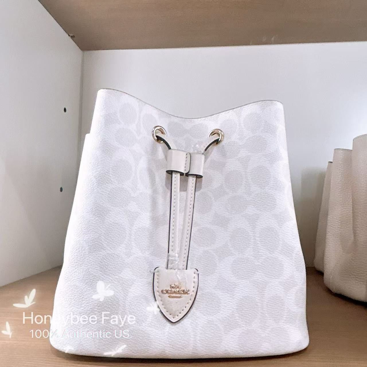 Coach NWT Coach Rowan Bucket Bag In Signature Canvas CBH07 Size ONE SIZE - 3 Thumbnail