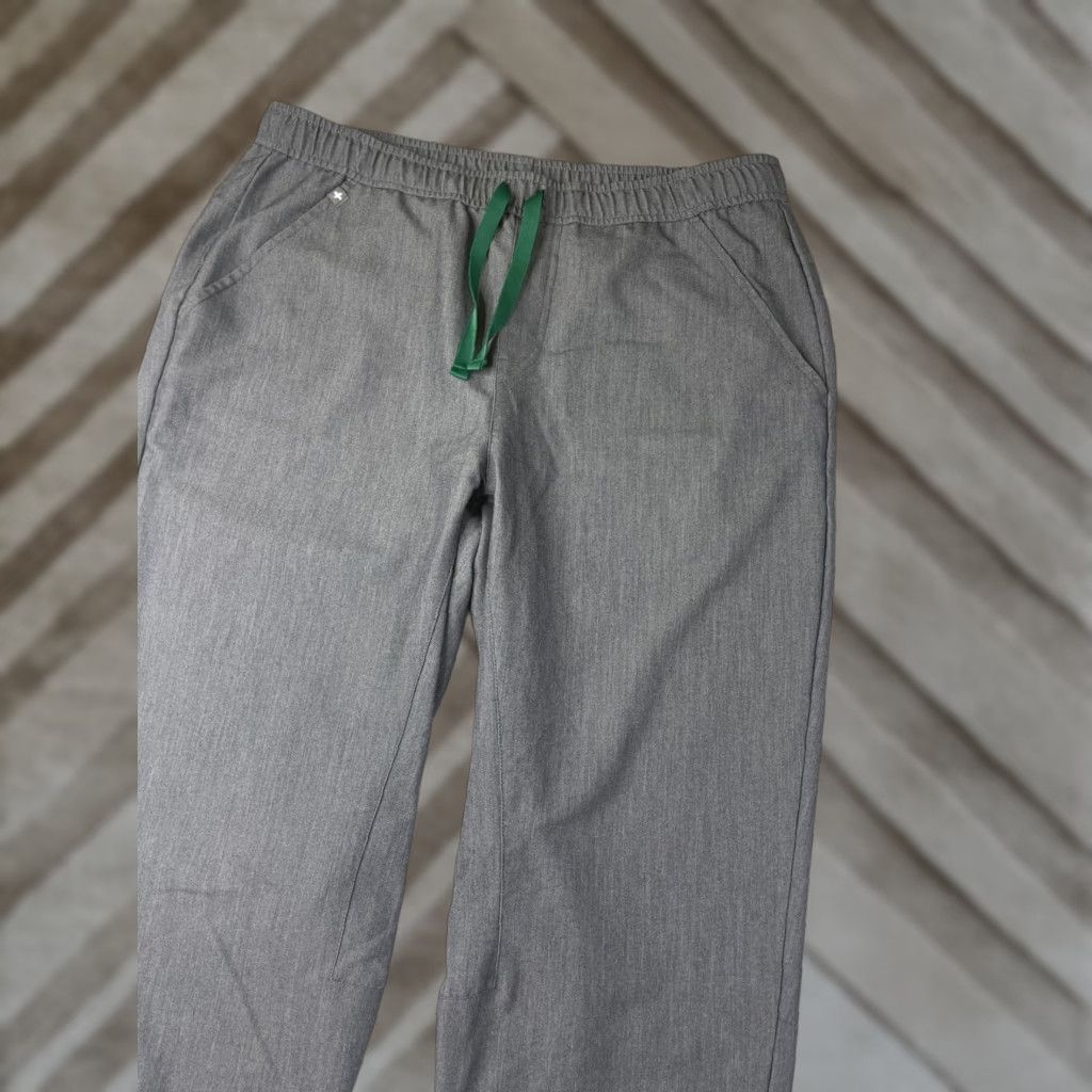 Vintage FIGS Tansen Jogger Scrub Pants Mens Large Gray MXXSW2004 Nursing pants Mens L Gray Solid Size US 33 - 1 Thumbnail
