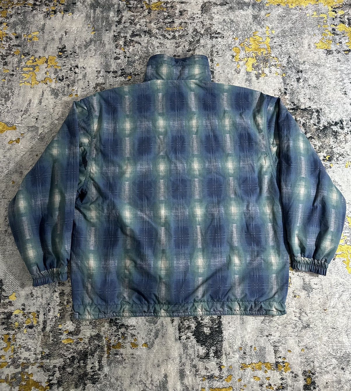Yohji Yamamoto BIG SIZE YOHJI STYLE BE!POP HALF ZIP NICE TARTAN JACKET Size US XXL / EU 58 / 5 - 11 Thumbnail