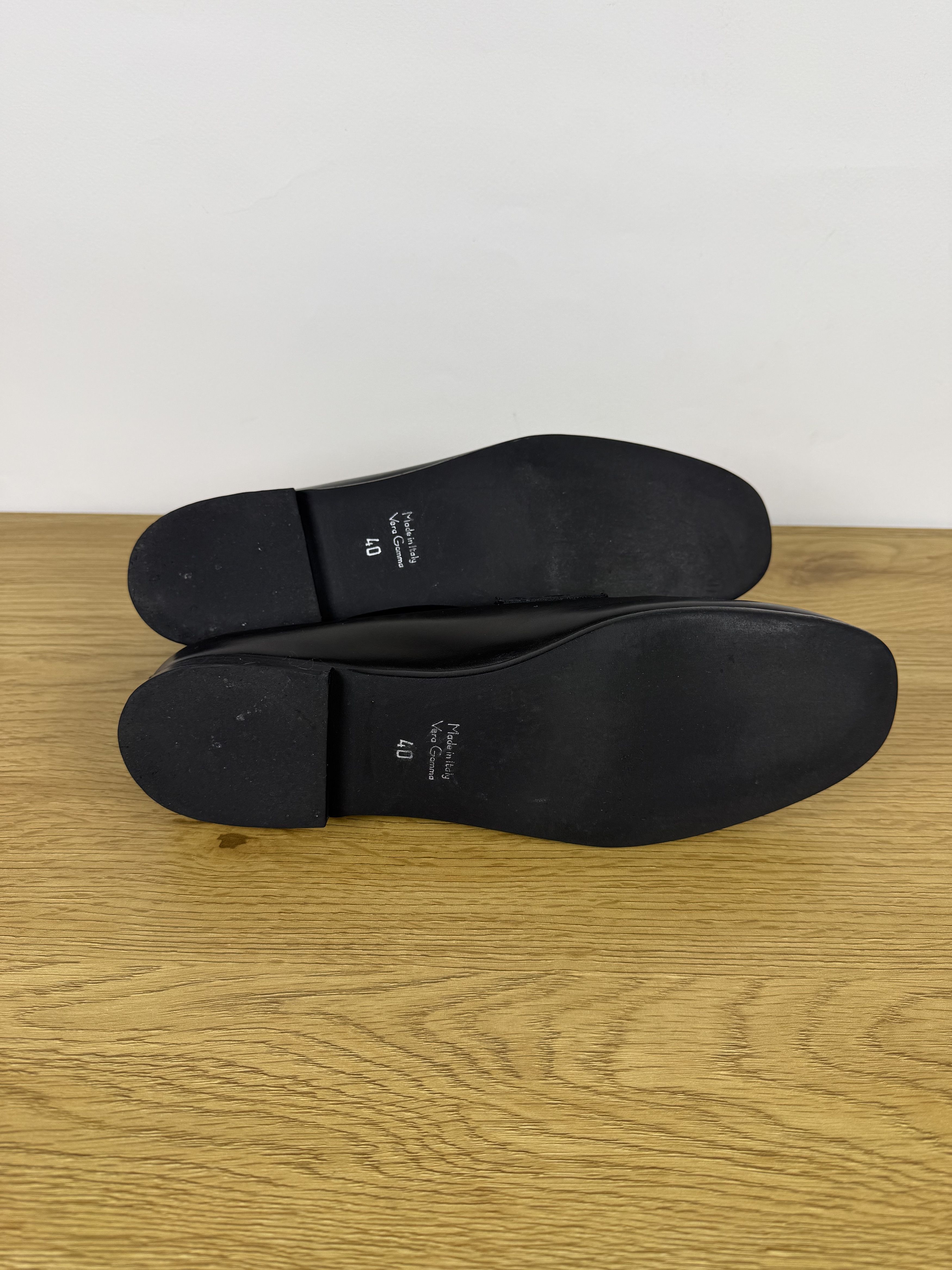 Other Women's Day Horsebit Black Leather Loafers EU40 Size US 10 / IT 40 - 6 Thumbnail