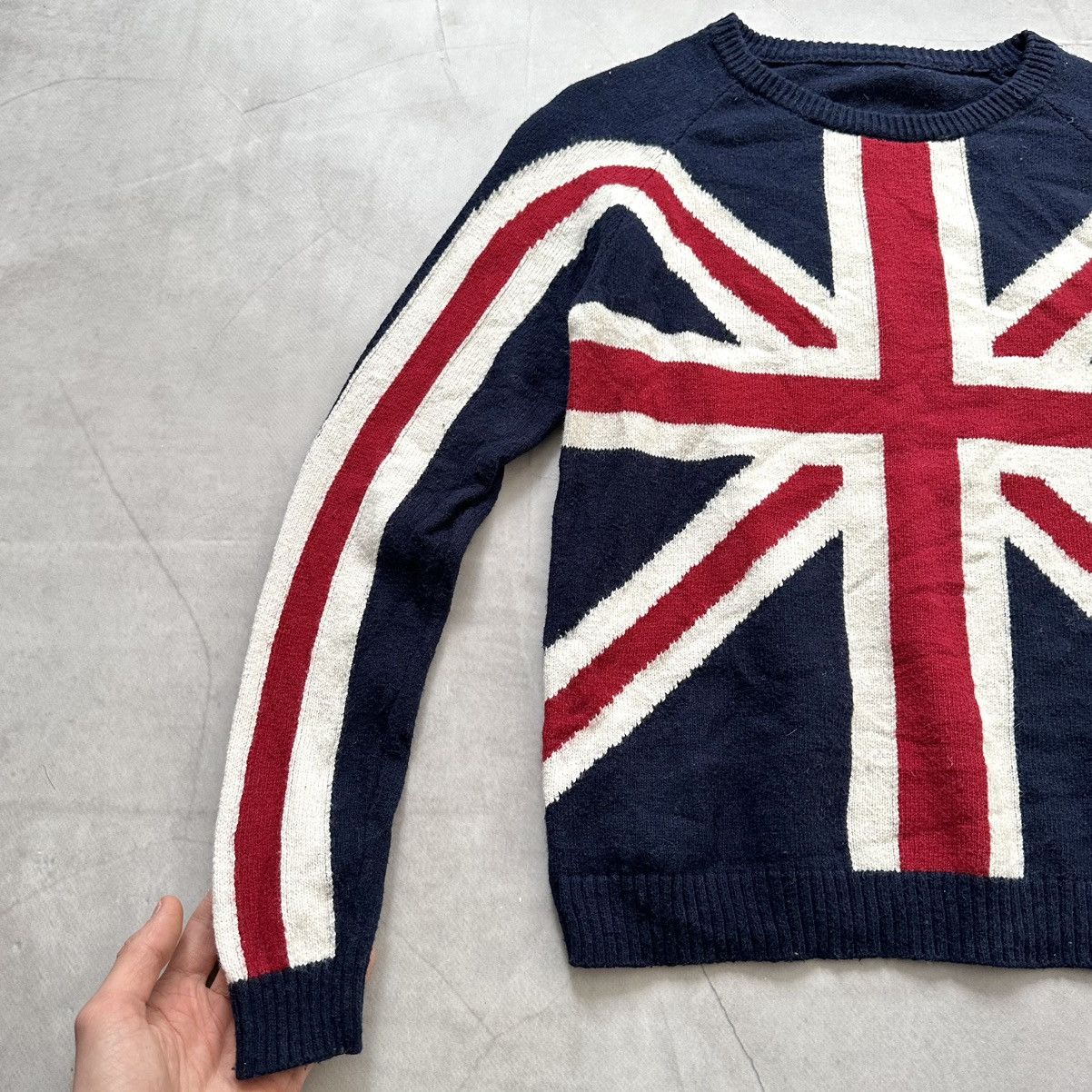 Hysteric Glamour × Undercover 00s England British Flag Knit Sweater PPFM Burberry Vibe Size US S / EU 44-46 / 1 - 3 Thumbnail