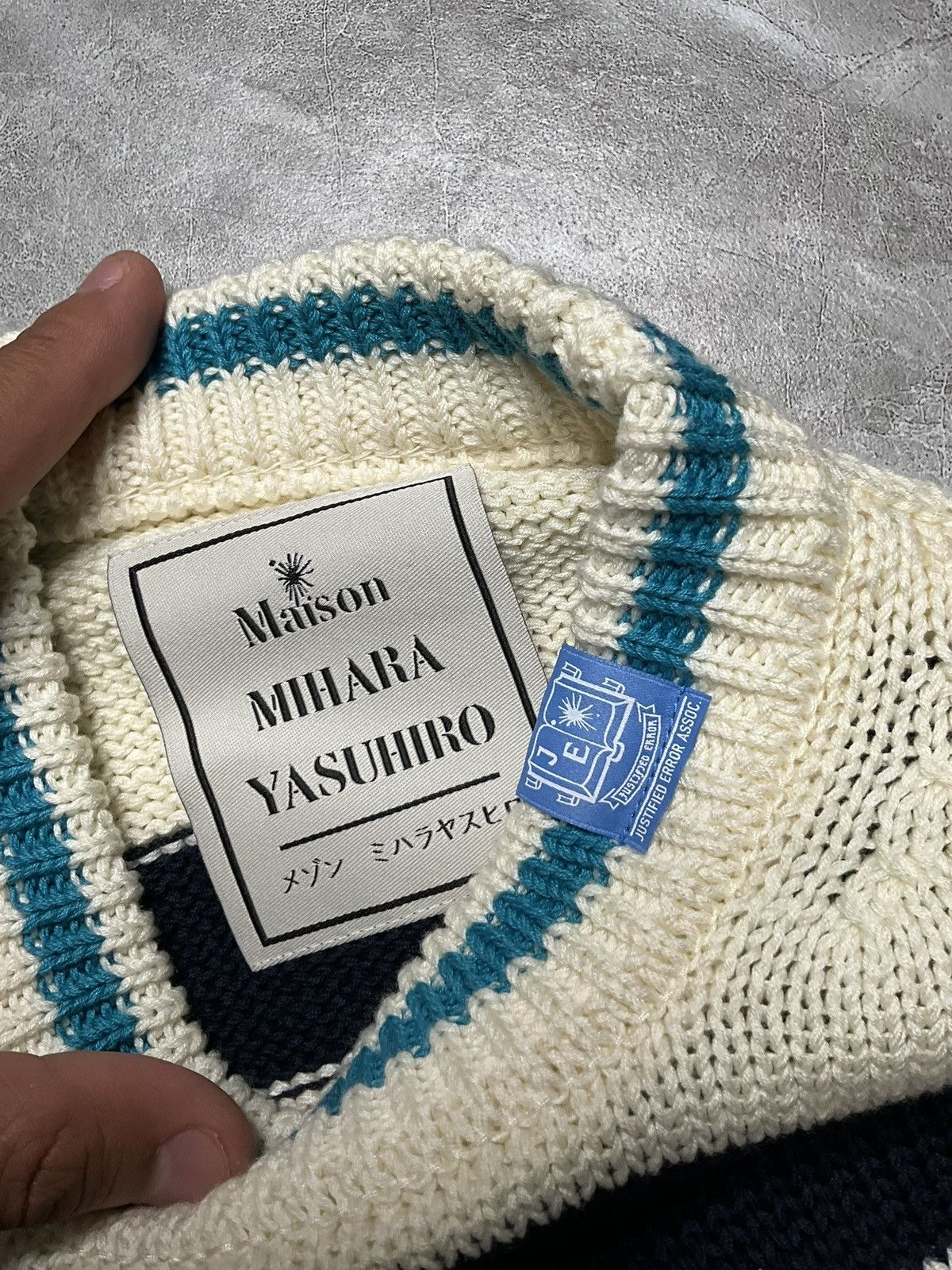 Maison MIHARA YASUHIRO MMY Distressed Decorative Zipped Sweater Size US M / EU 48-50 / 2 - 9 Thumbnail
