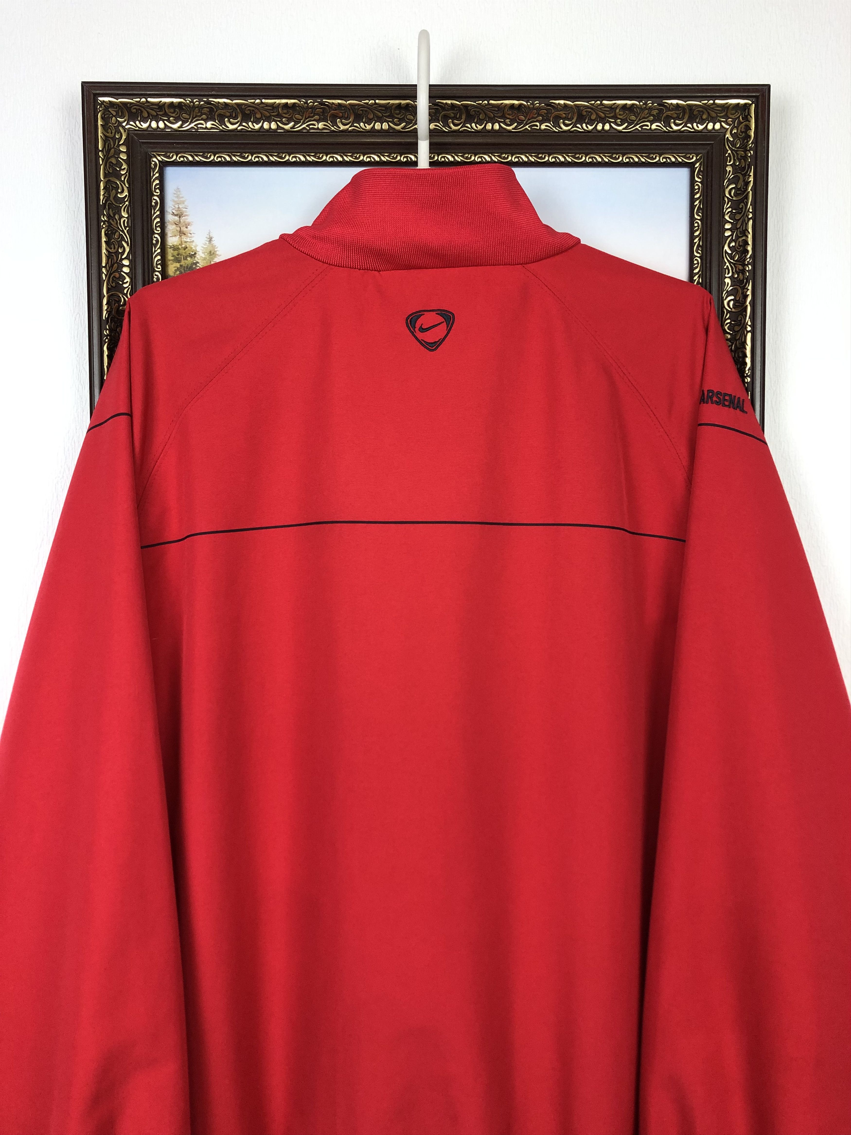 Nike Vintage Nike Arsenal Football Jacket Soccer Track Gunners Size US XXL / EU 58 / 5 - 10 Thumbnail