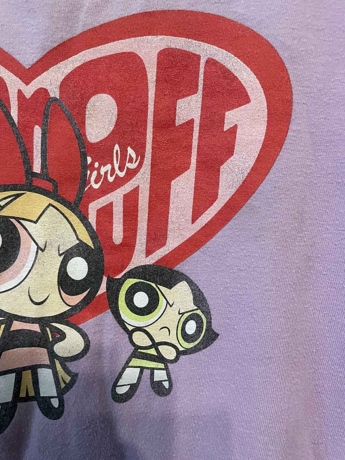 Cartoon Network × Vintage Powerpuff Girls Lilac Cartoon Network Tshirt Size US M / EU 48-50 / 2 - 5 Thumbnail