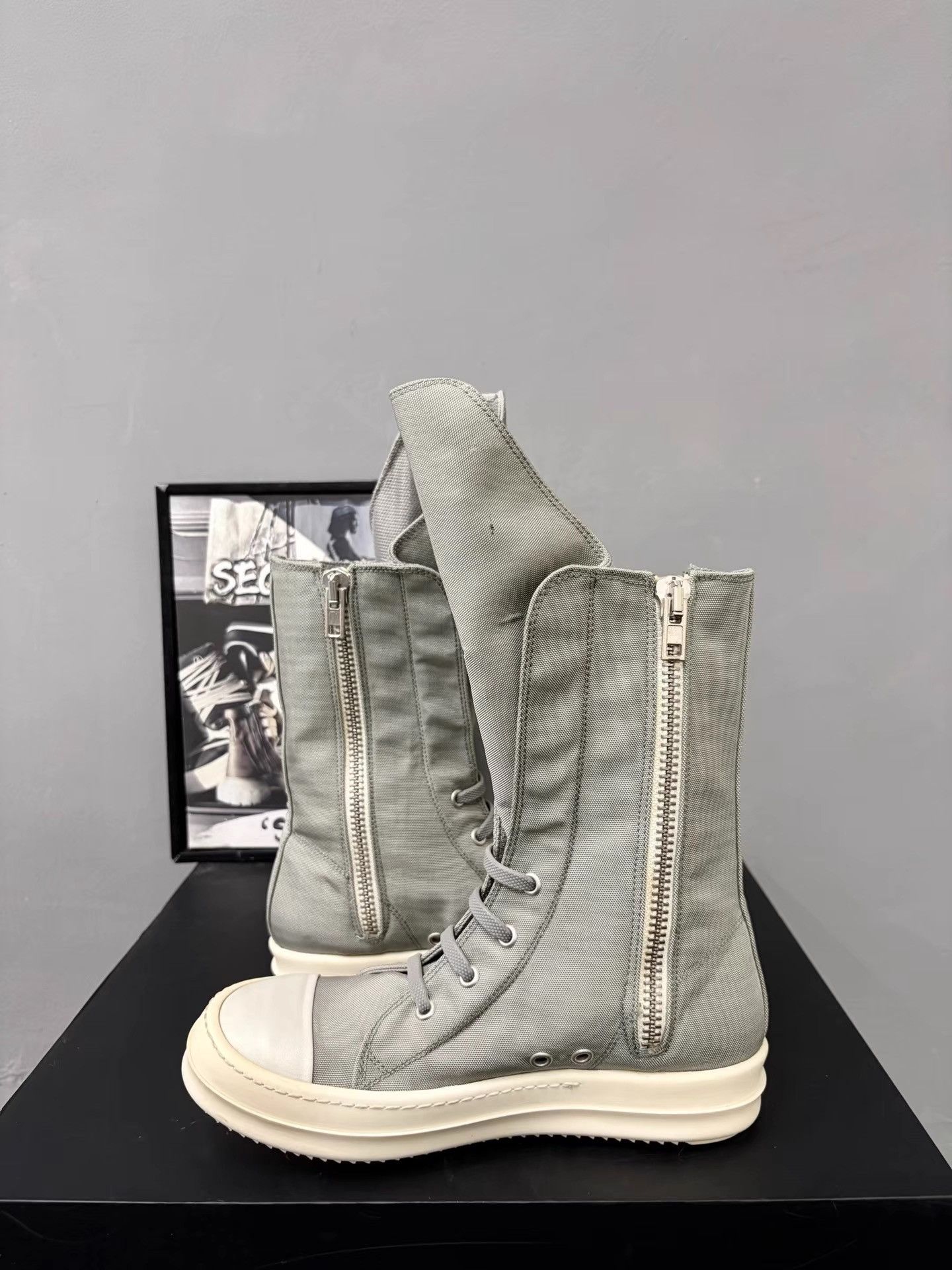 Rick Owens Rick Owens High-top Ankle Boots K34 Size US 6 / IT 36 - 5 Thumbnail