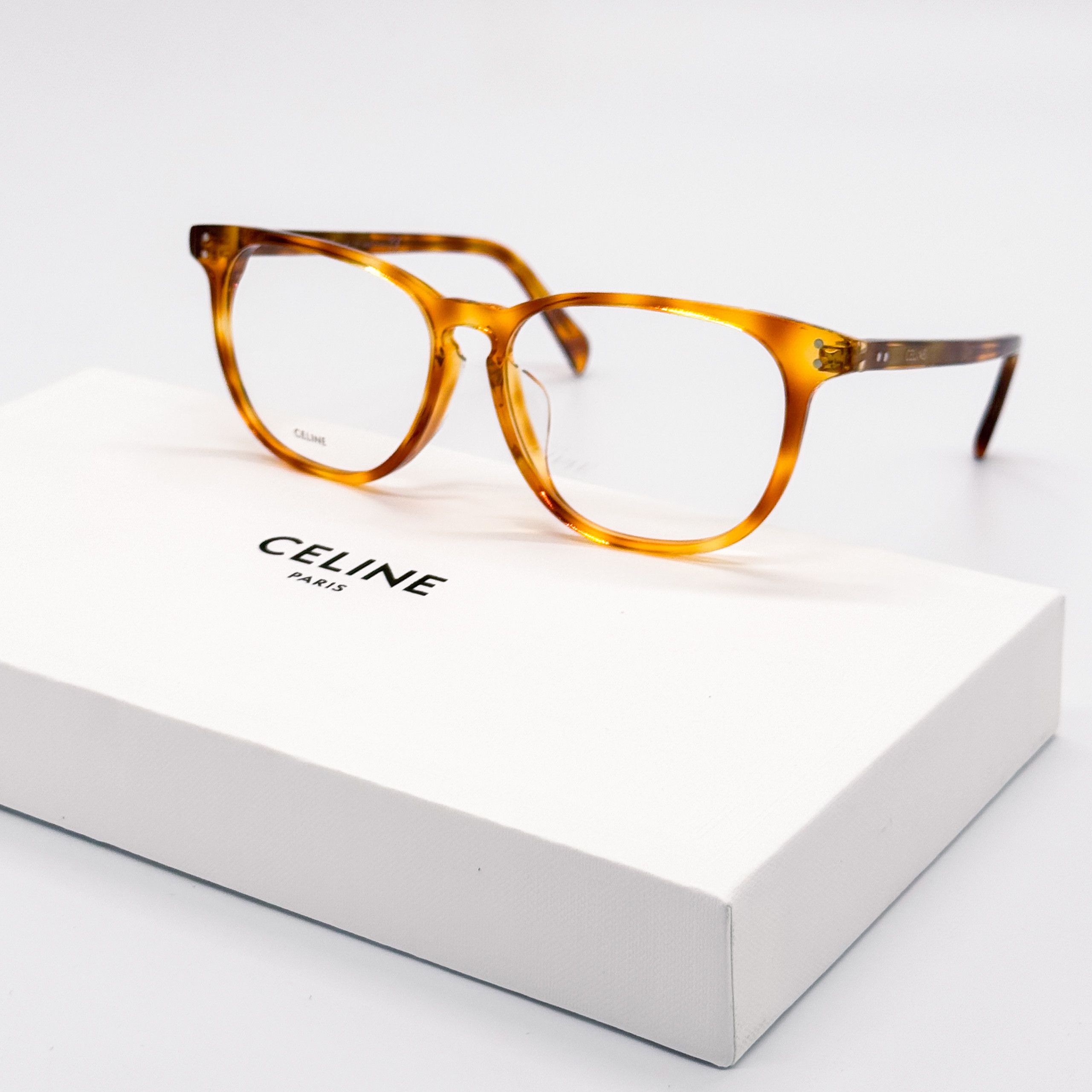 Celine NEW CELINE CL50046F 053 EYEGLASSES WOMEN HAVANA CELINE Size ONE SIZE - 1 Thumbnail