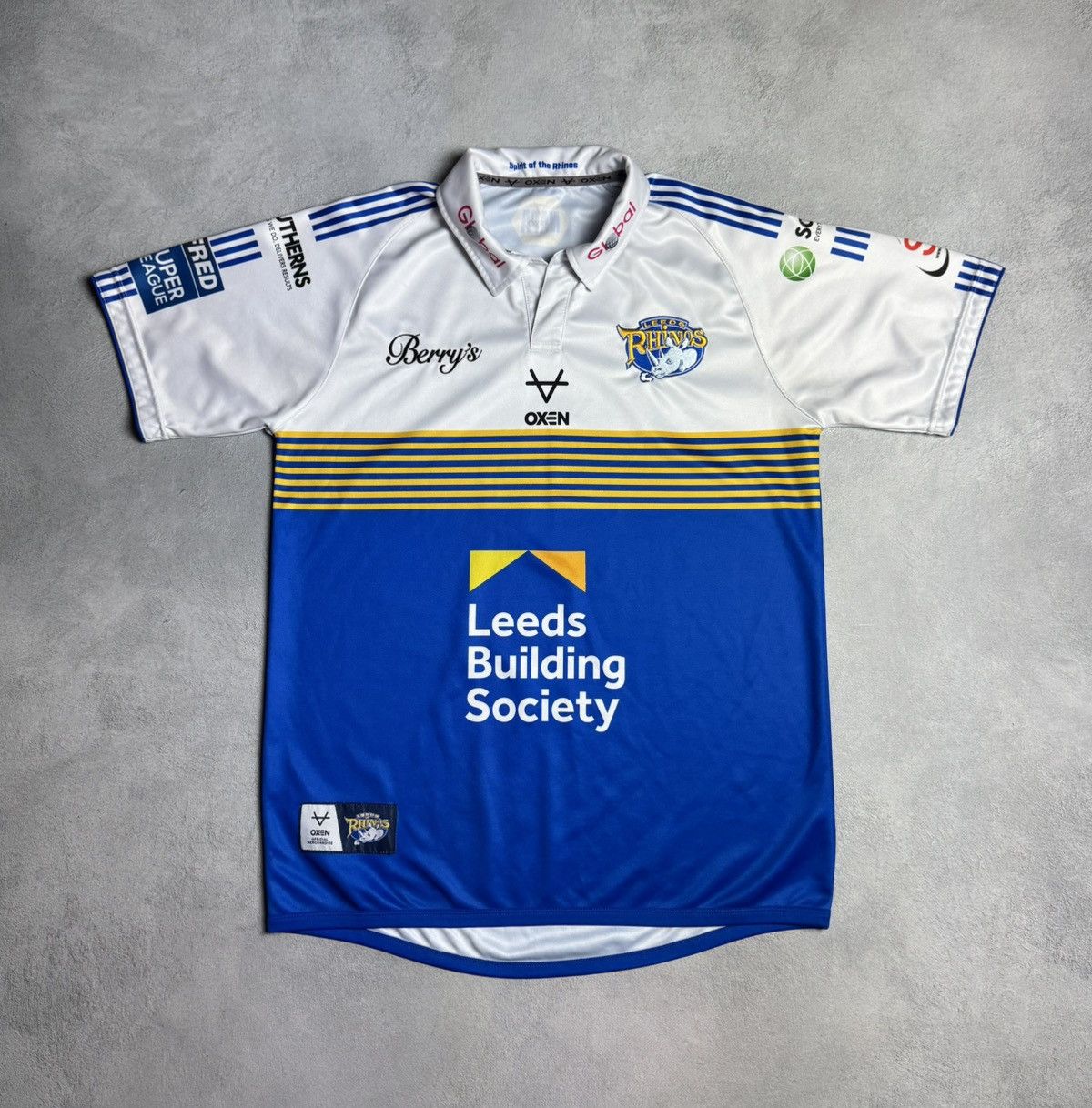 Vintage Leeds Rhinos 2021 Home Rugby Shirt Jersey Oxen Size US L / EU 52-54 / 3 - 1 Thumbnail