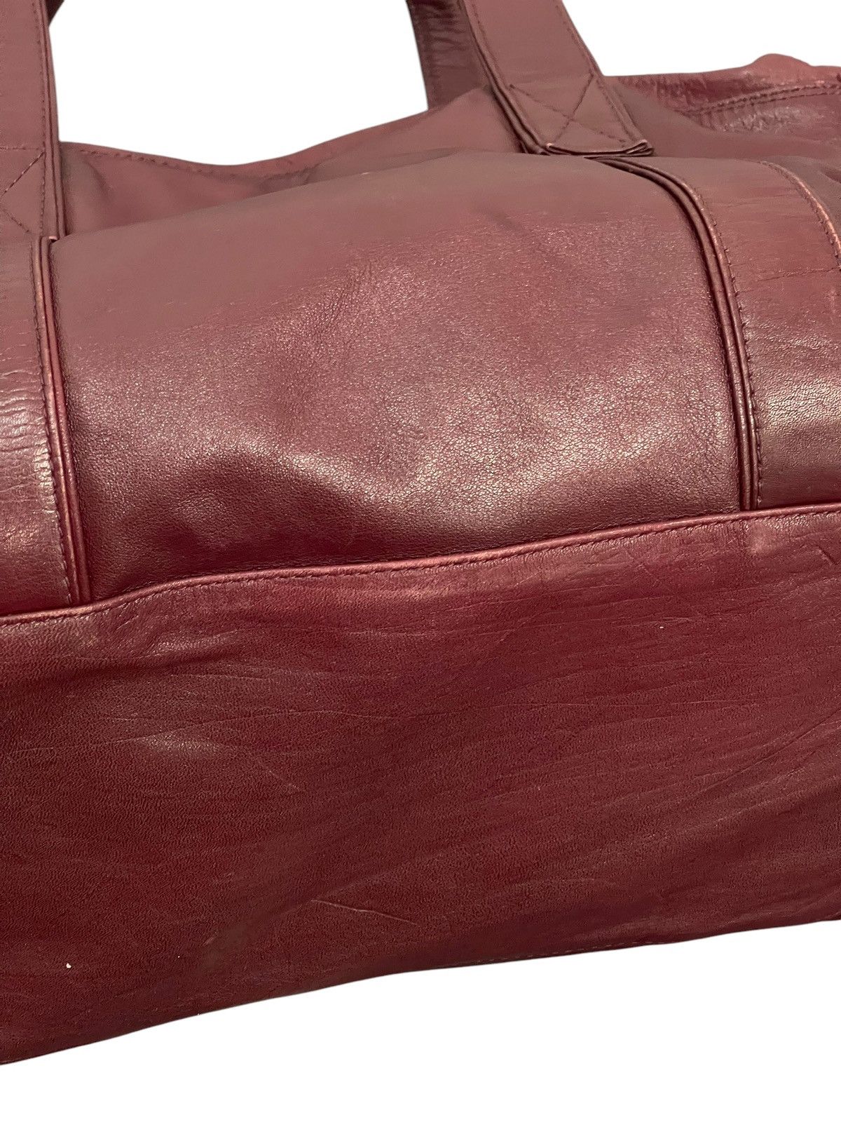 Genuine Leather Full Leather Vtg Maruem Japan Duffle Bag 1🟩8 Size ONE SIZE - 8 Thumbnail
