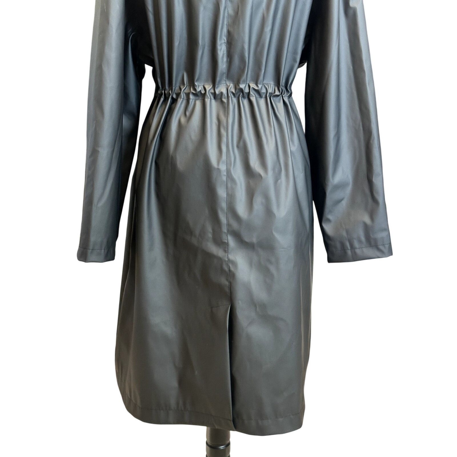 Rebecca Minkoff Rebecca Minkoff Black Light Hooded Trench Coat Black L NWT Size L / US 10 / IT 46 - 9 Thumbnail