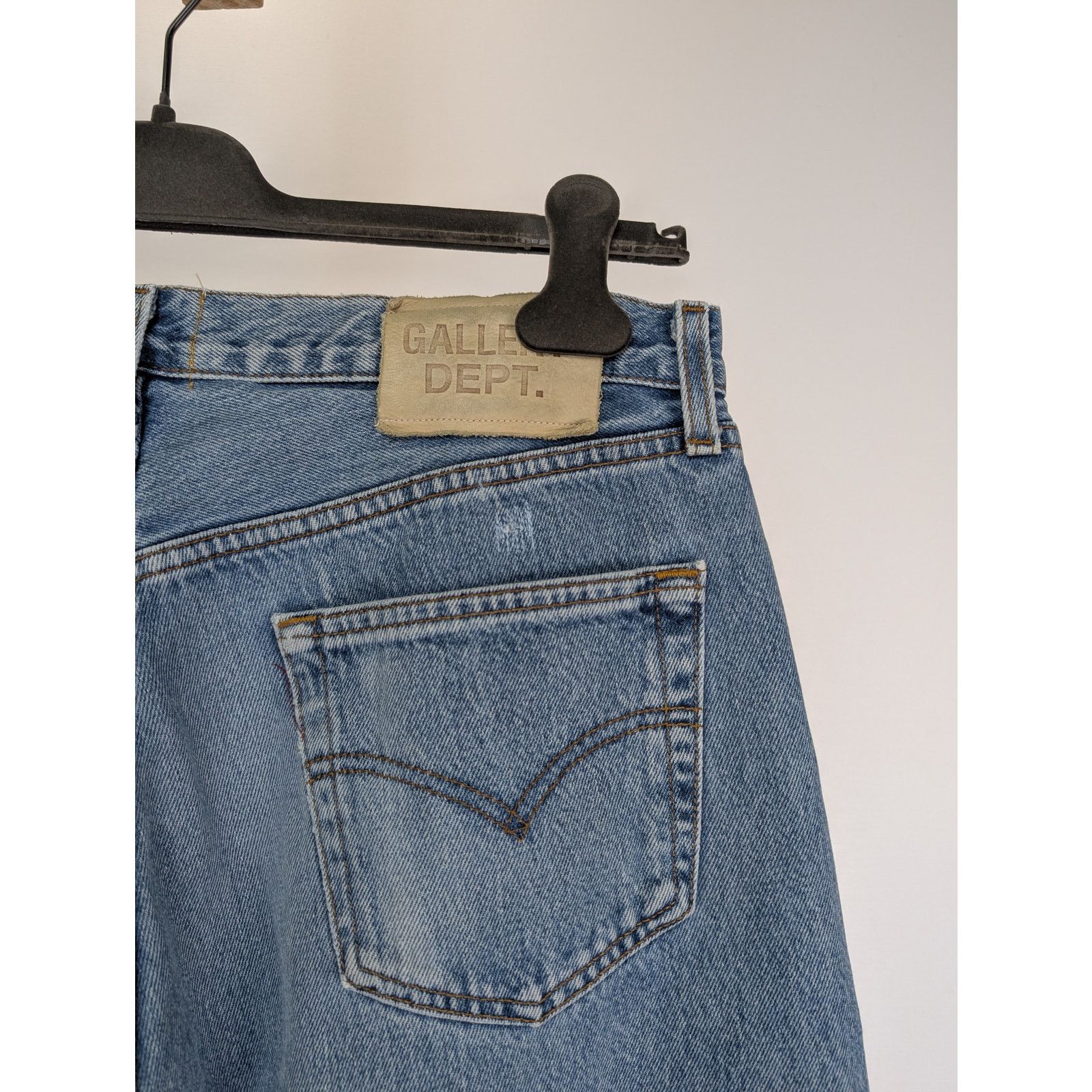 Gallery Dept. o1rshd1 Ranger Dept Cut Denim Jean in Blue Size US 33 - 13 Thumbnail