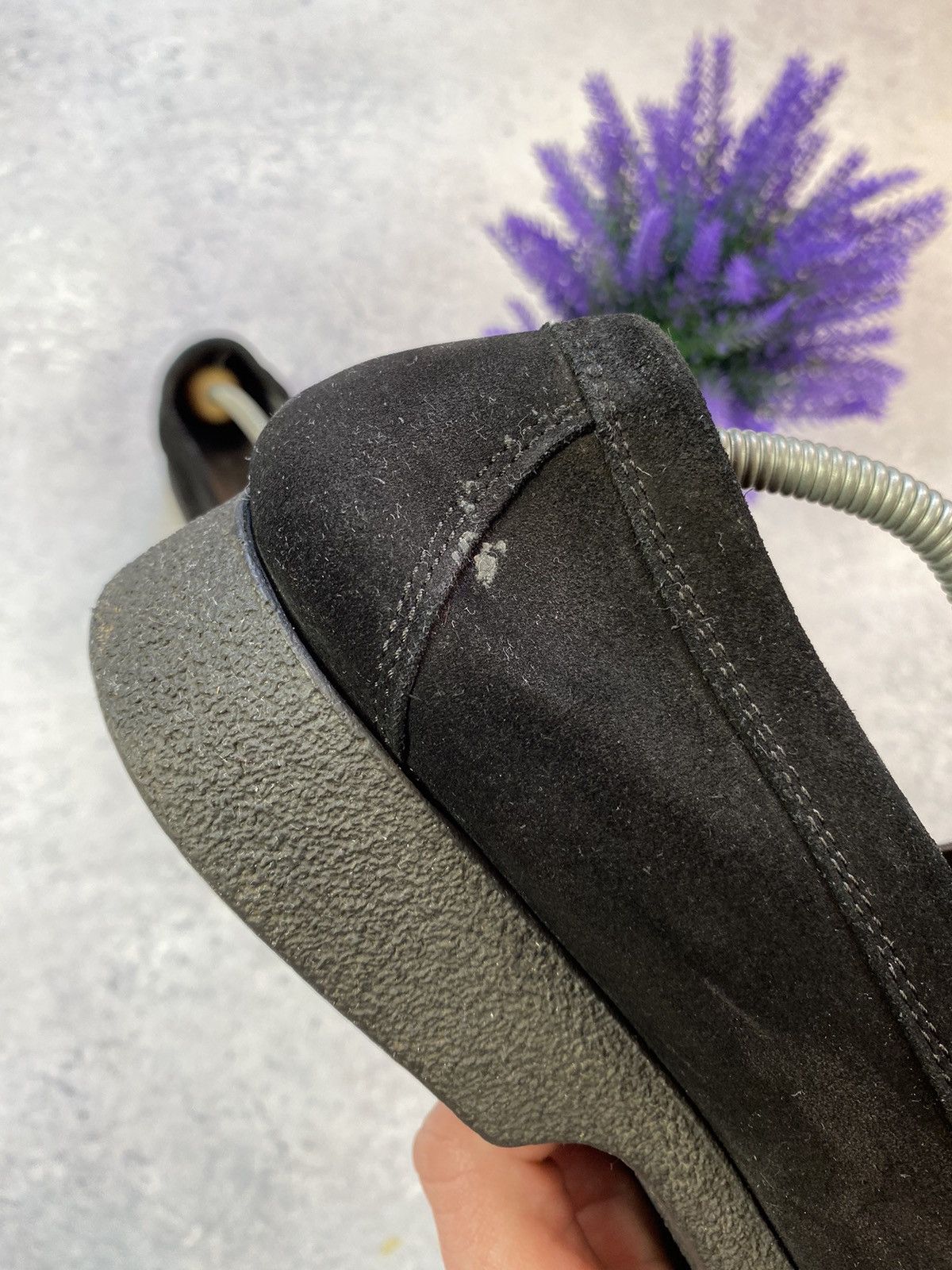 Designer Joss Black Men’s Suede Shoes Size EUR 43 Size US 10 / EU 43 - 16 Thumbnail