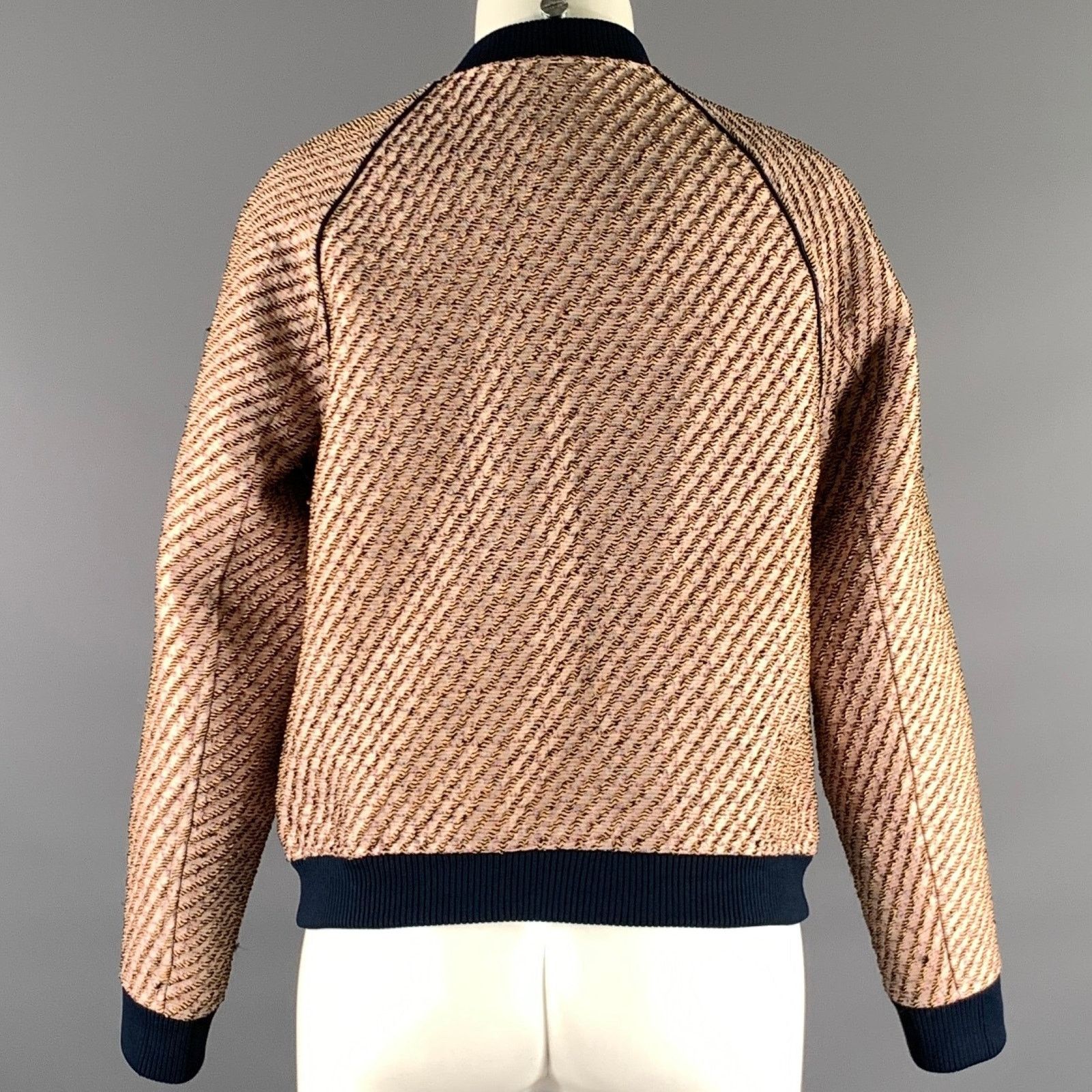3.1 Phillip Lim PHILLIP LIM Size 40 Pink Navy Polyester Blend Bomber Jacket Size S / US 4 / IT 40 - 4 Thumbnail