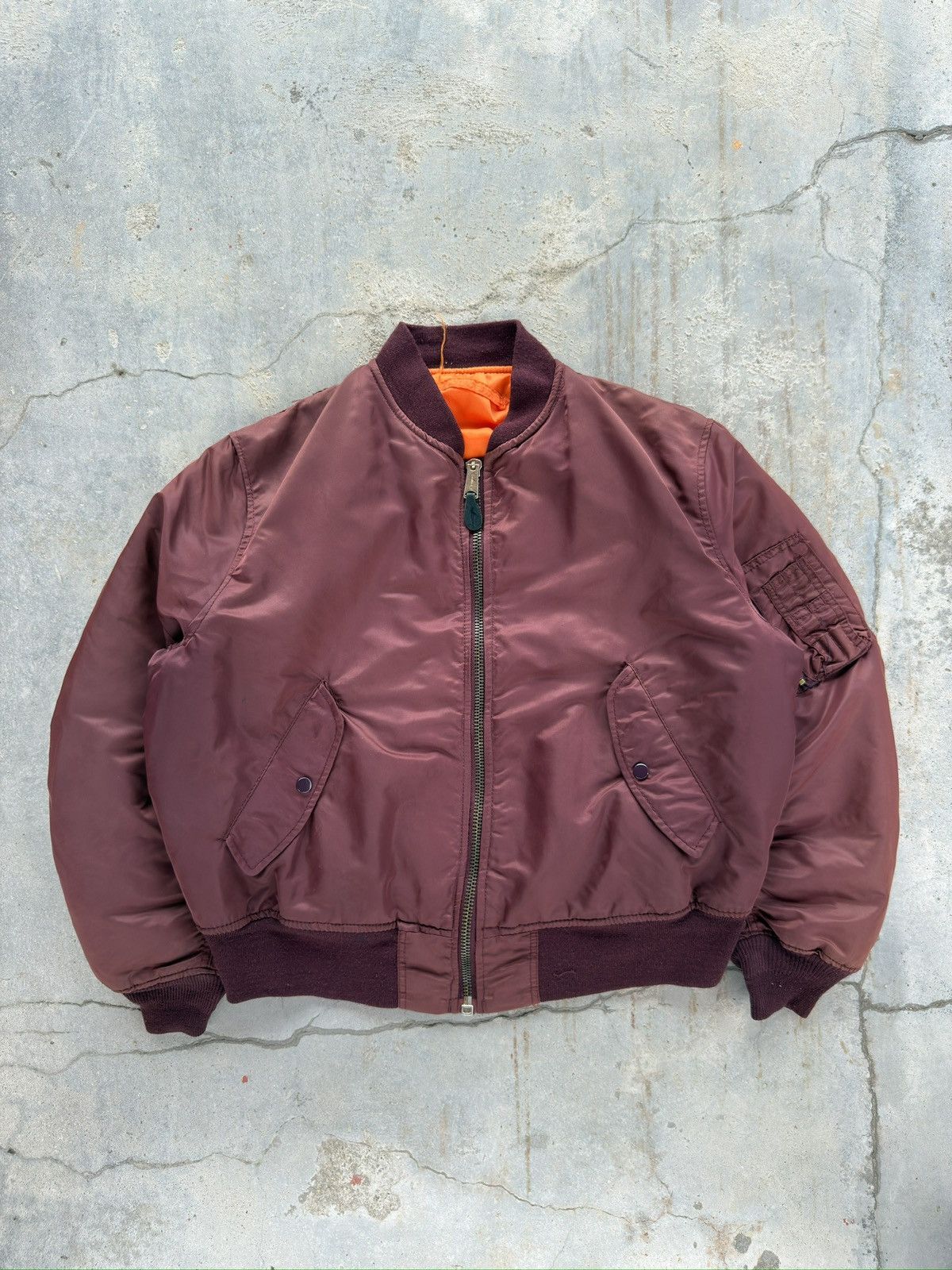 Vintage 1980s Alpha Industries MA-1 Bomber Jacket